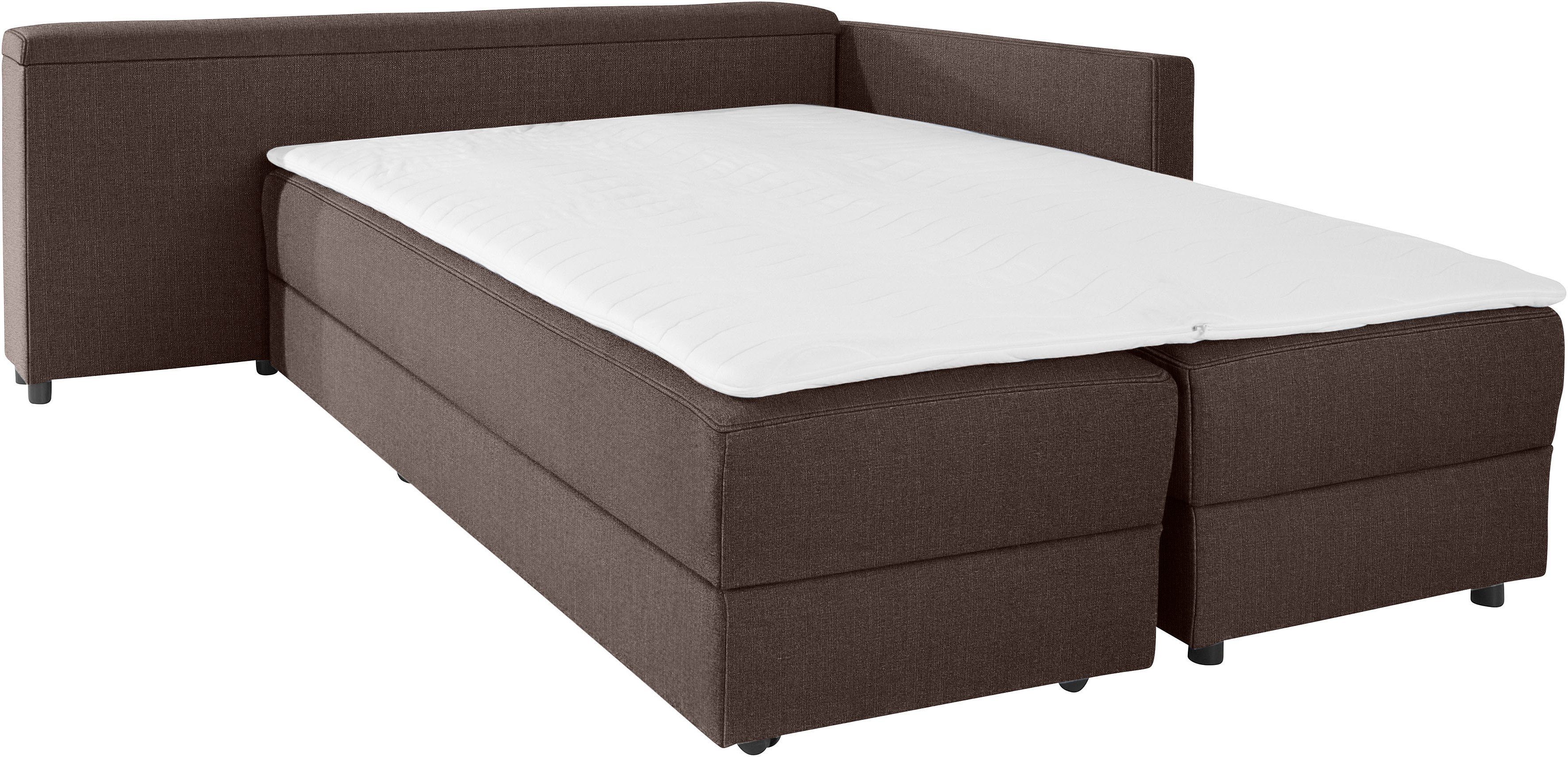 LOOKS BY WOLFGANG JOOP Hoekbank LooksIII L-vorm door draaifunctie tot bed verwisselbaar, inclusief opbergvak
