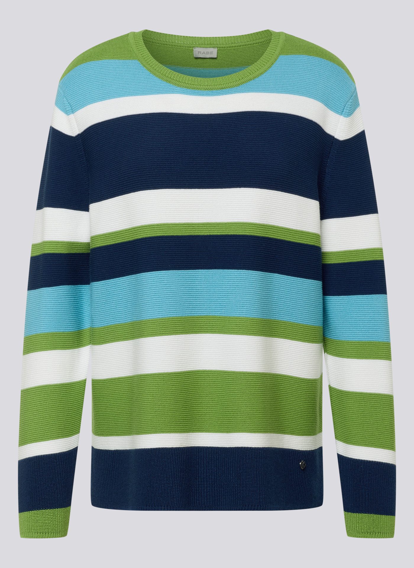 Rabe Gebreide trui in colourblocking-look