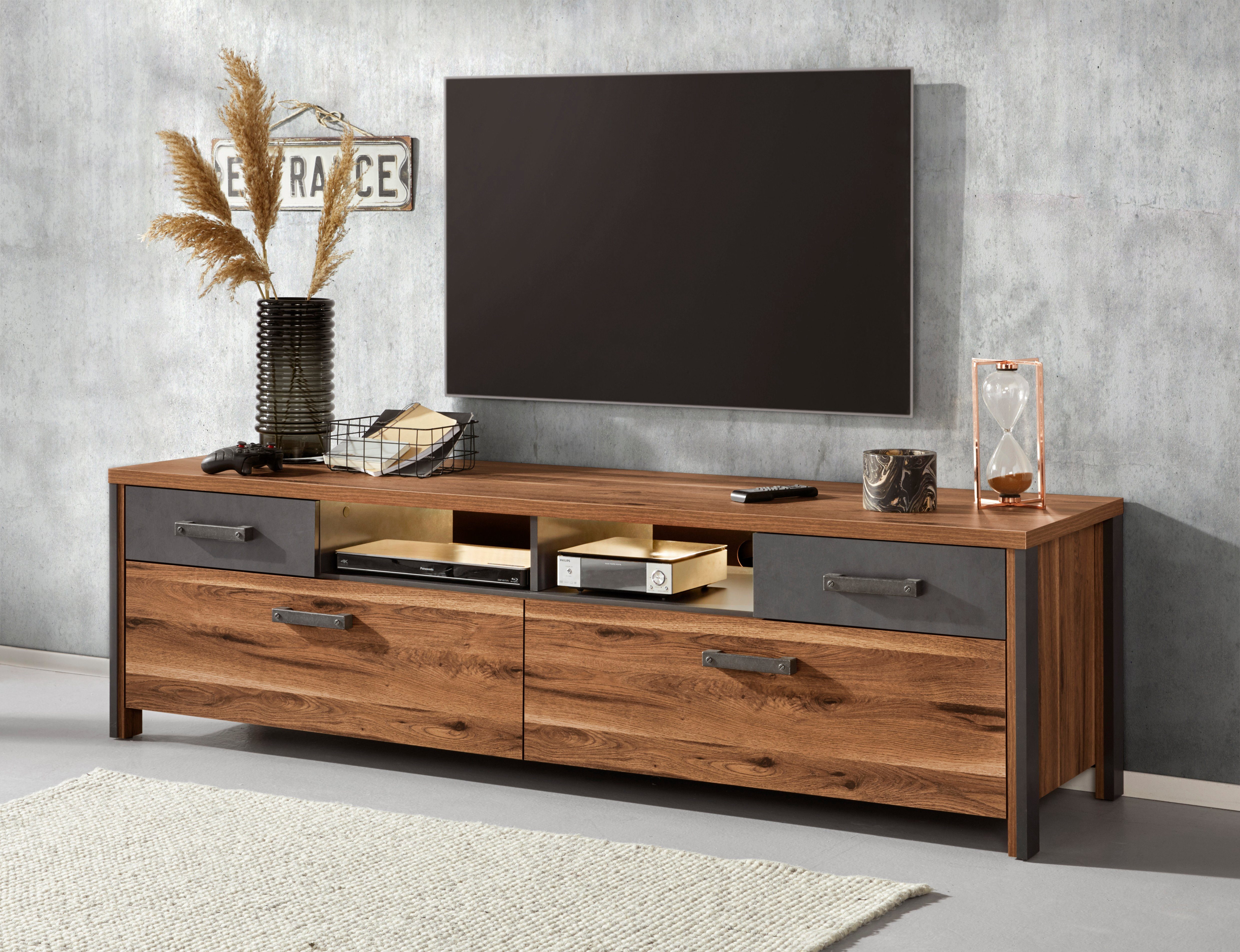 Helvetia Meble Tv-meubel Buffallo Breedte 187 cm