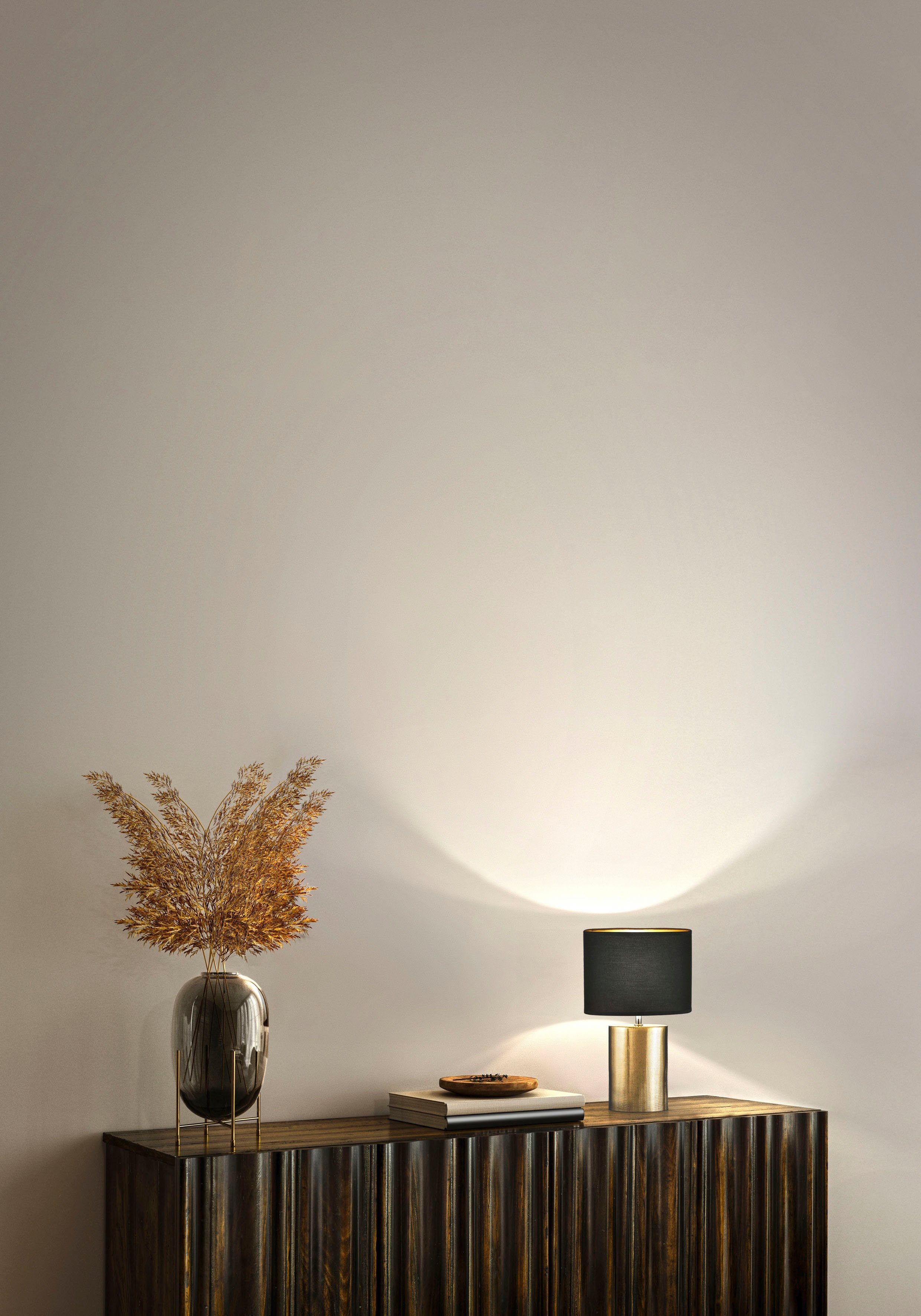 Honsel Leuchten Tafellamp Bronz extravagante materiaalcombinatie (1 stuk)
