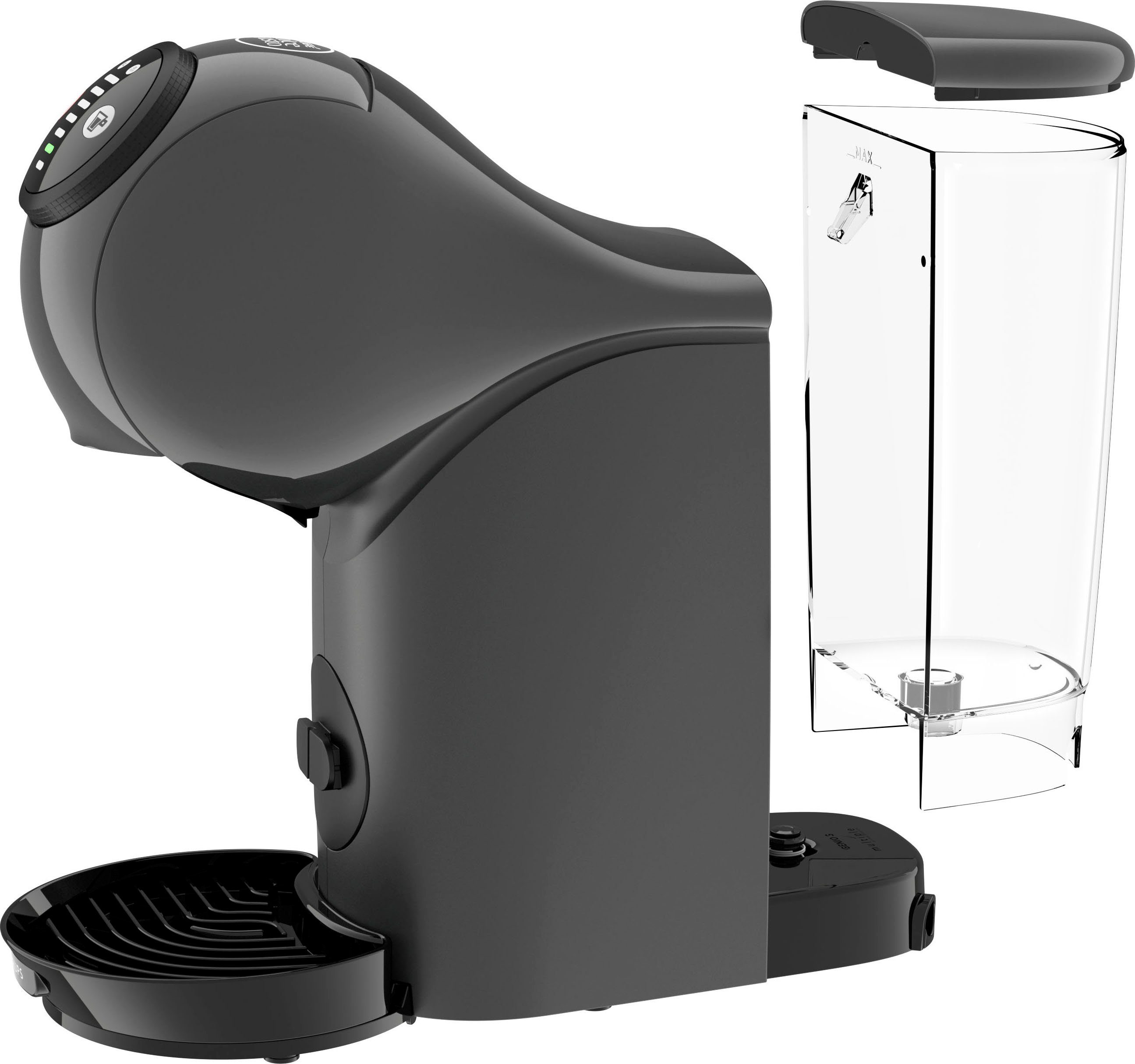 Nescafé Dolce Gusto Koffiecapsulemachine KP243B Genio S, 15 bar, ultracompact, hoge druk