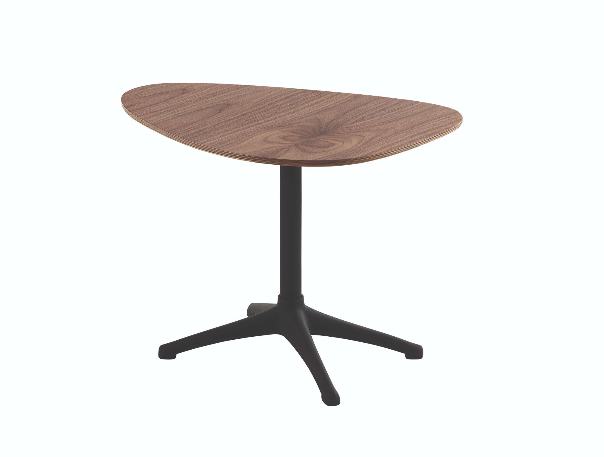 FLEXLUX Bijzettafel Nachttisch, Sofatisch, Kaffeetisch, Couchtisch, Nierenform,