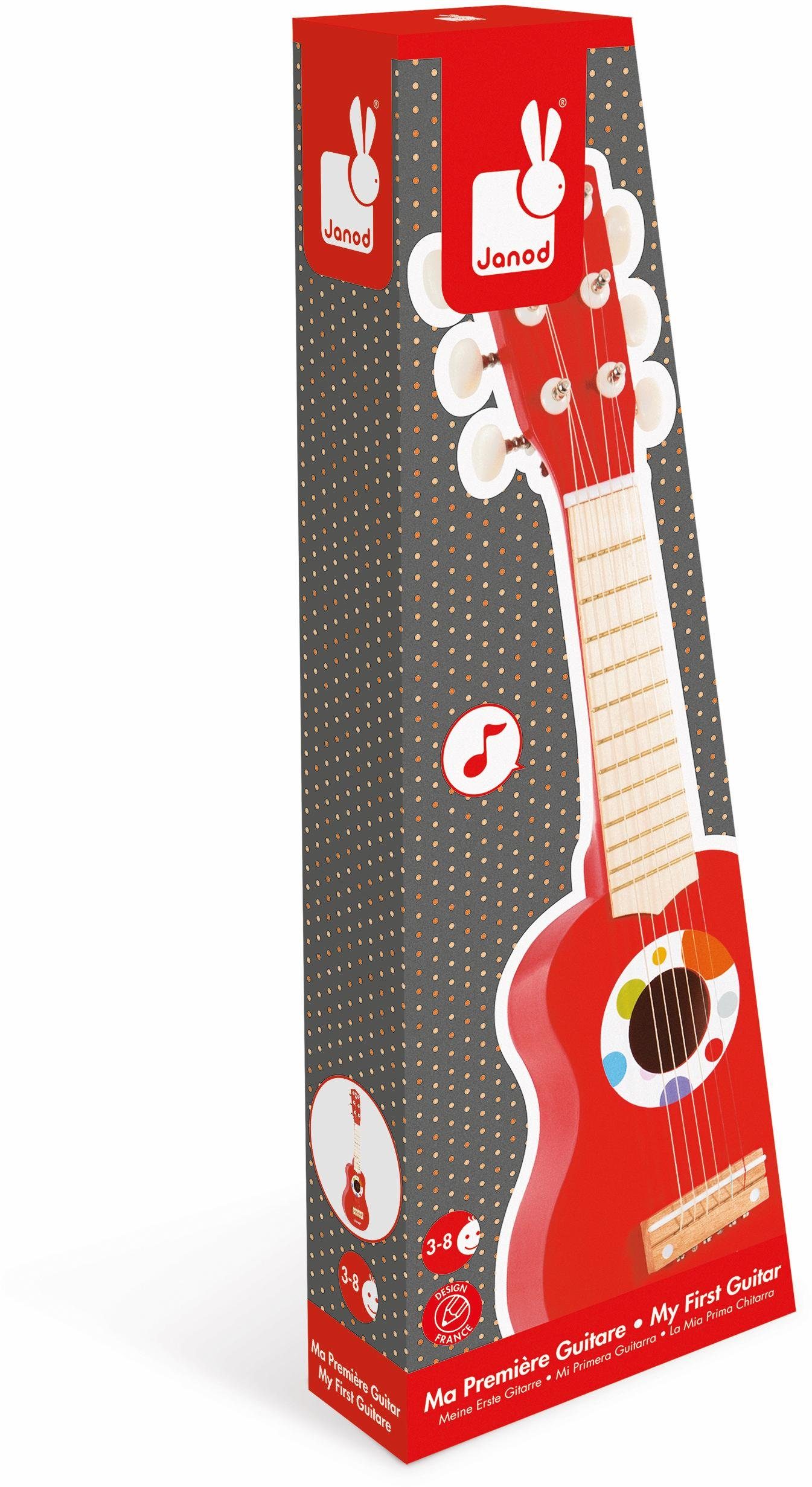 Janod Kindergitaar Confetti, mijn eerste gitaar