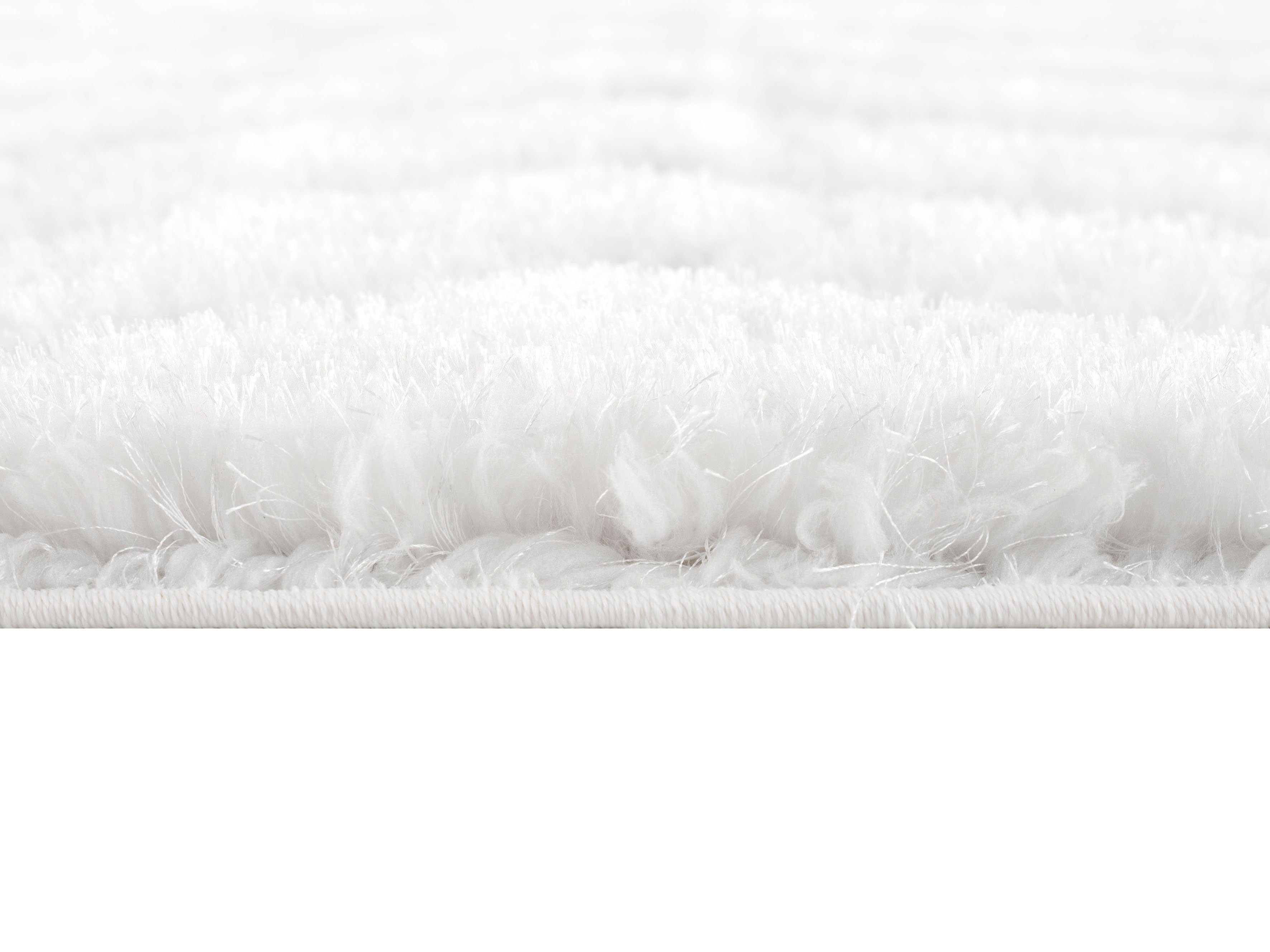 my home Hoogpolig vloerkleed Fiori met handgemaakt contourensnede, hoogpolig, hoog-laag effect