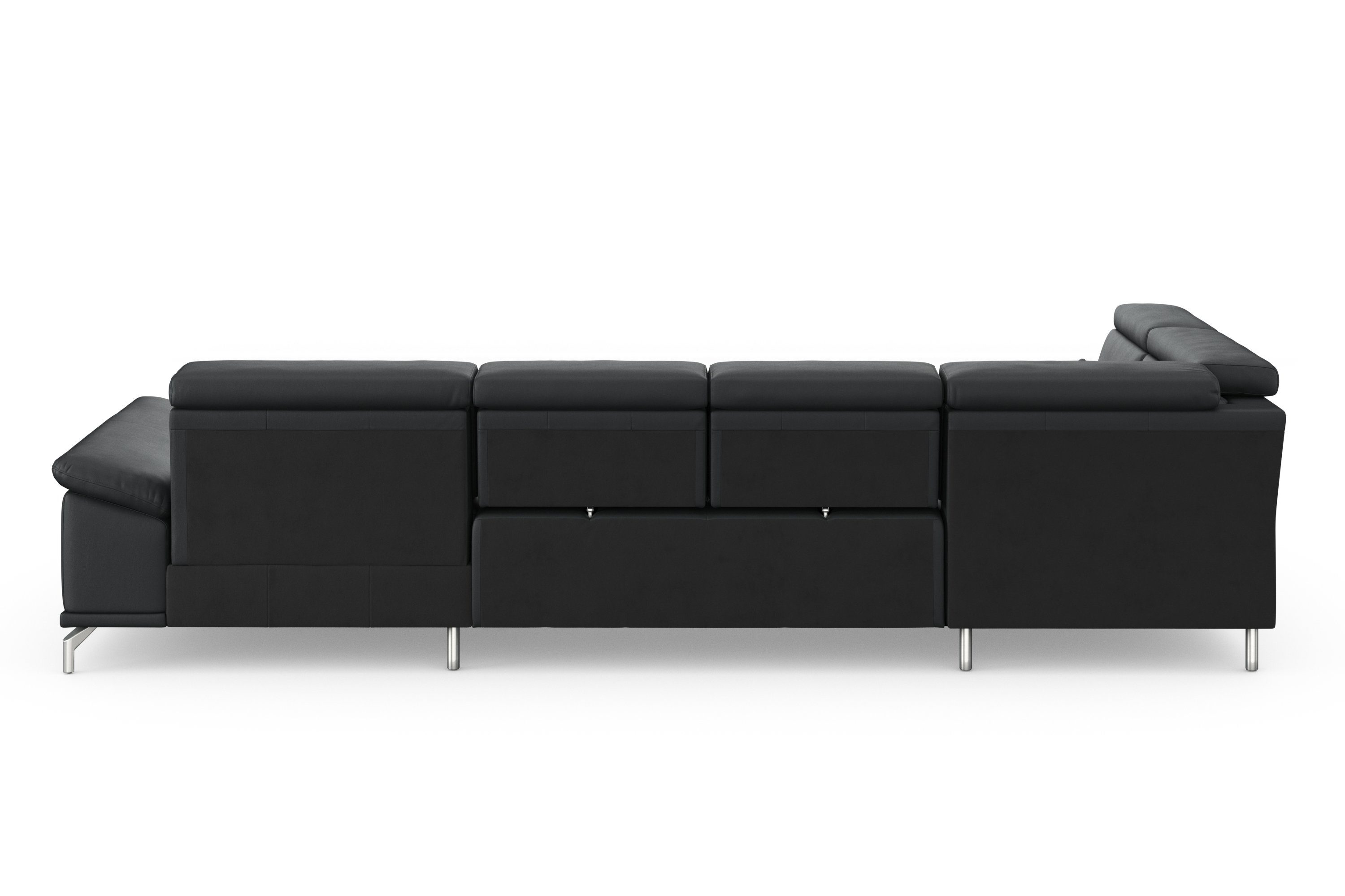sit&more Zithoek Cabrio U-vorm, met zitdiepteverstelling, arm- en hoofdsteunverstelling