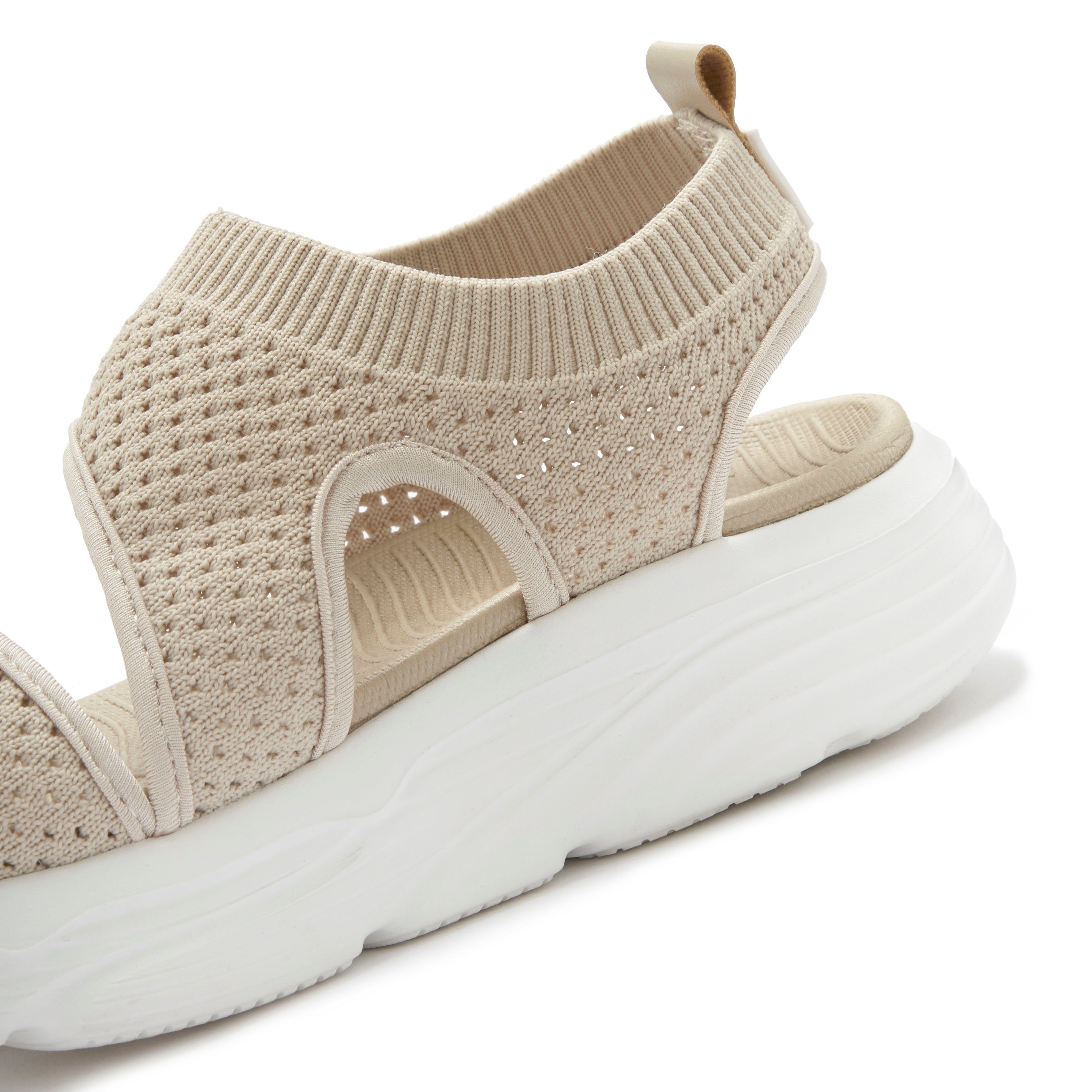 Lascana Sandalen Zomerschoen Sandalette, zomerschoen van elastisch textiel bijzonder licht VEGAN