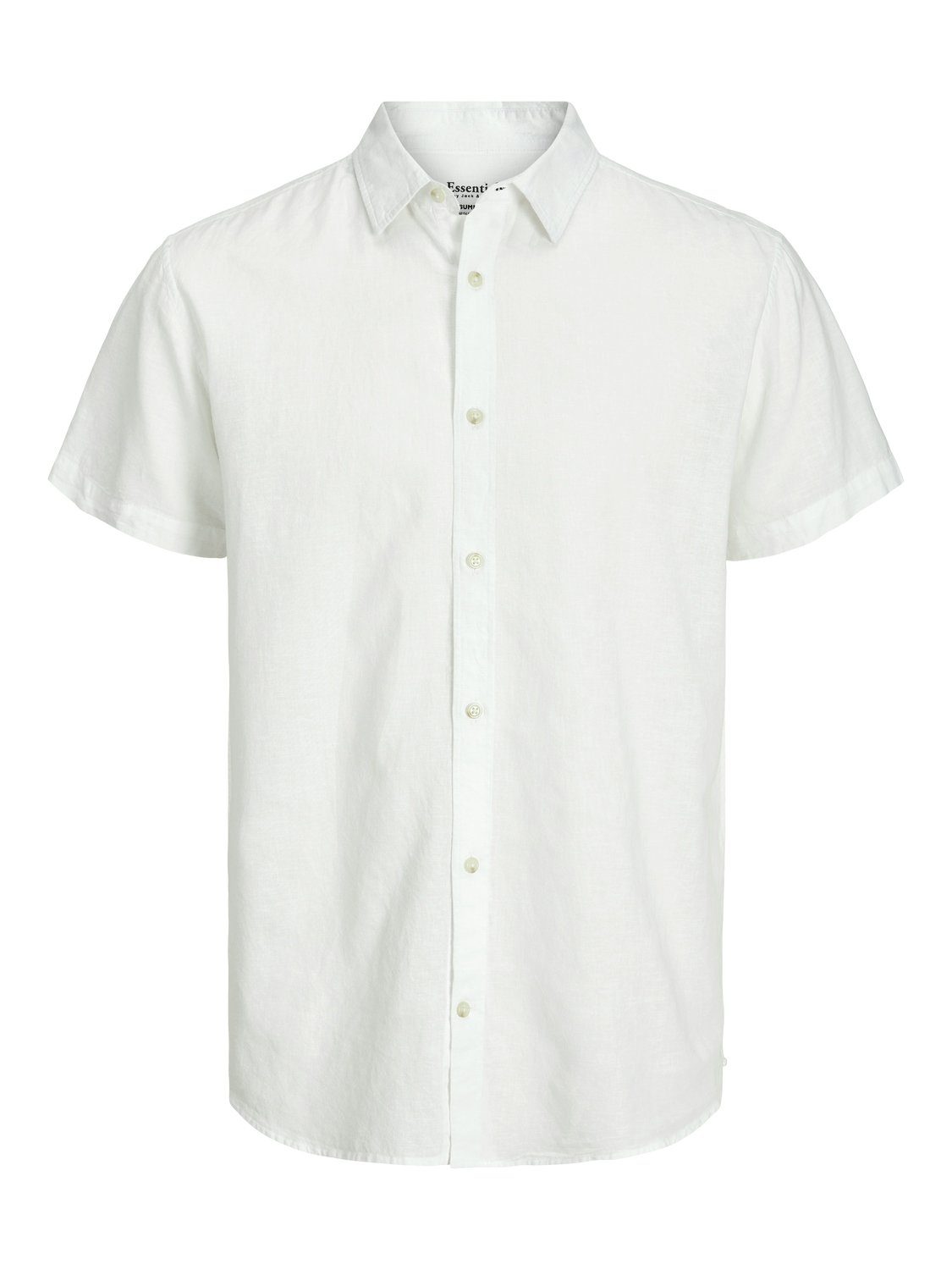 Jack & Jones Overhemd met korte mouwen JJESUMMER LINEN BLEND SHIRT SS SN