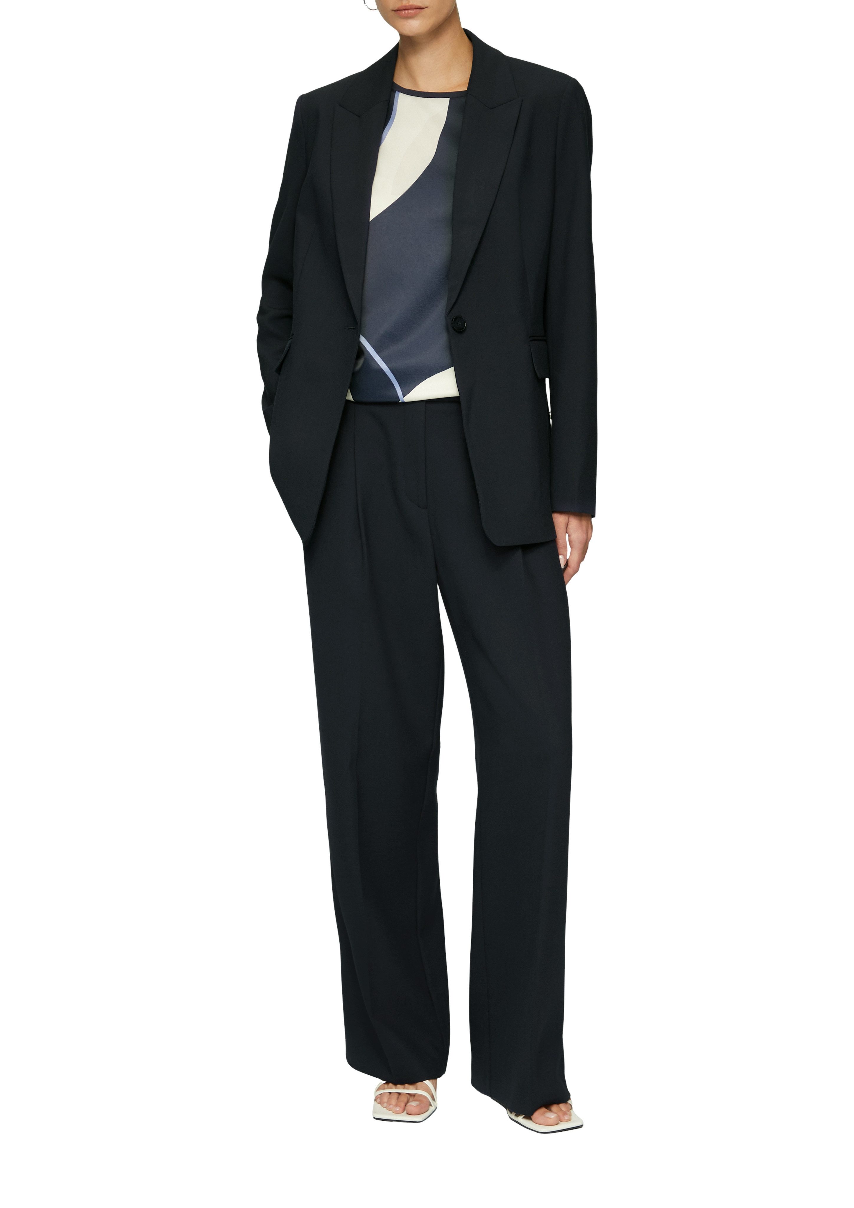 s.Oliver BLACK LABEL Lange blazer in elegante look