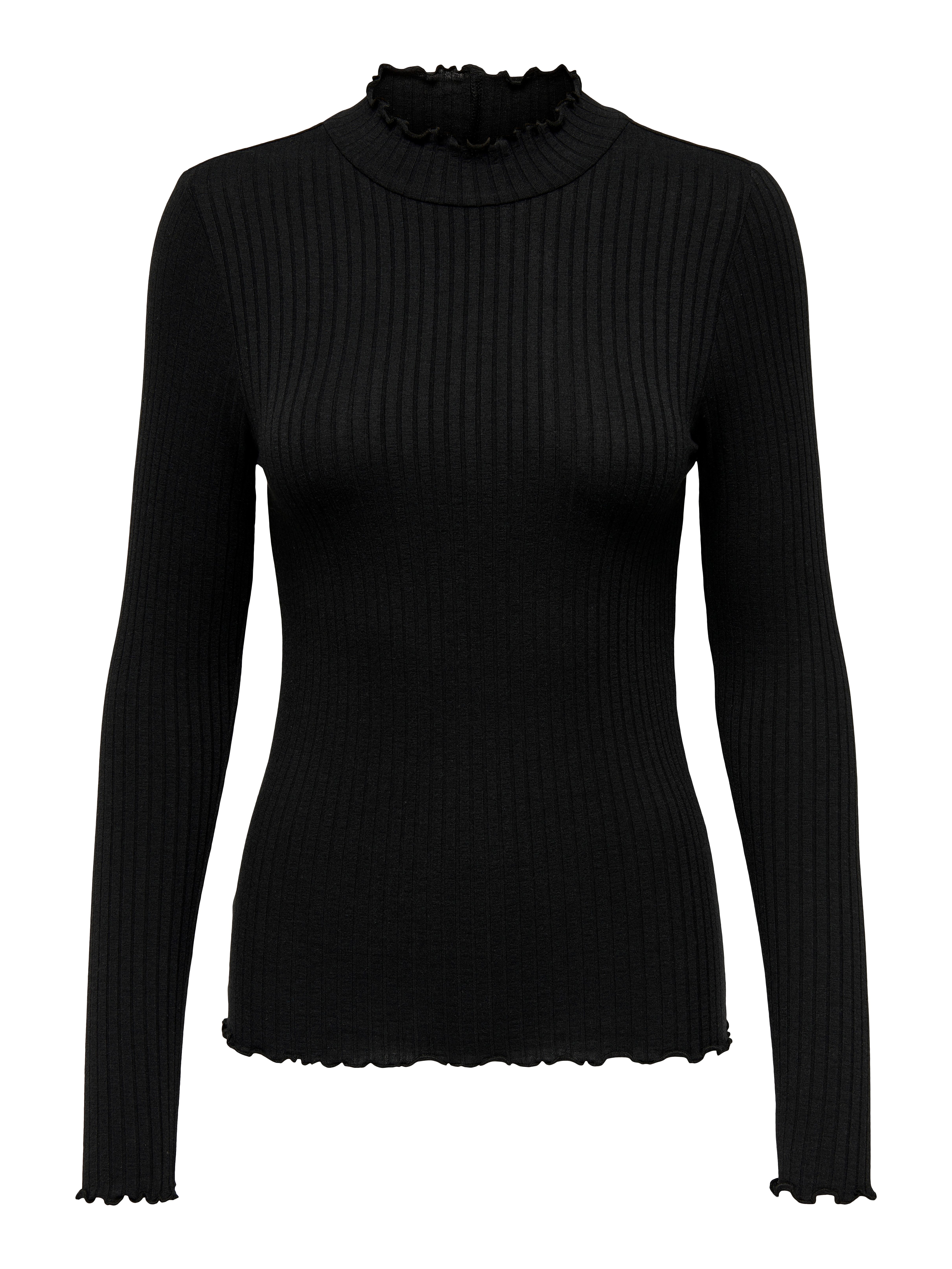 JDY Blouse met lange mouwen JDYFRANSISKA L/S HIGHNECK TOP JRS NOOS