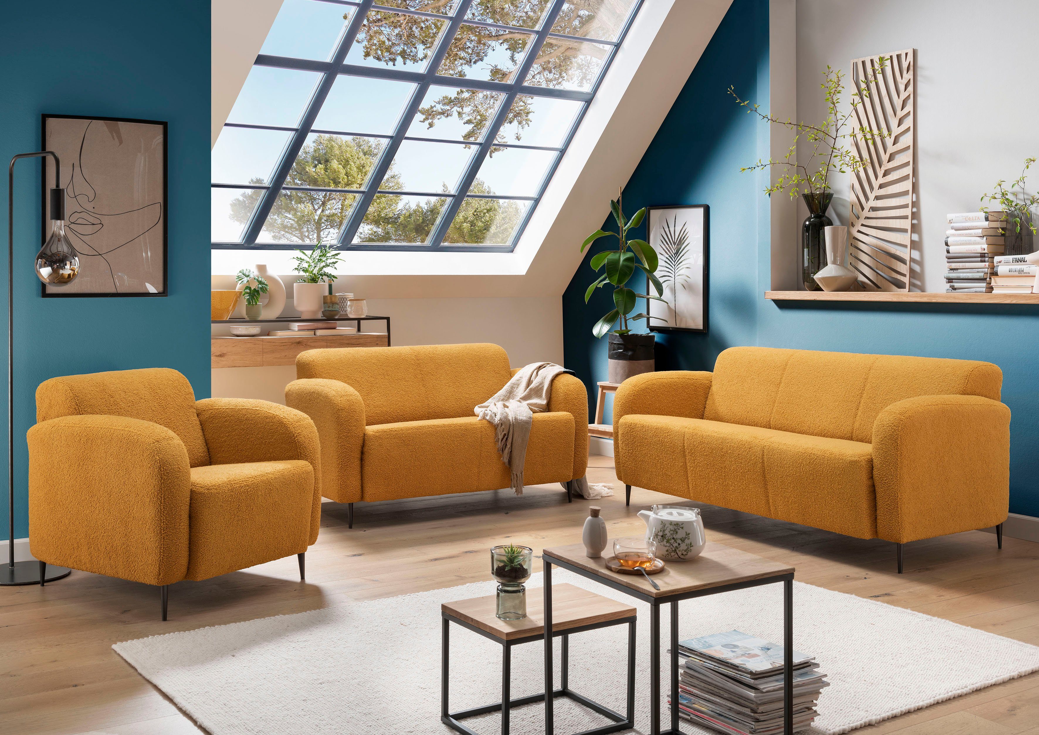 INOSIGN 3-zitsbank Marron