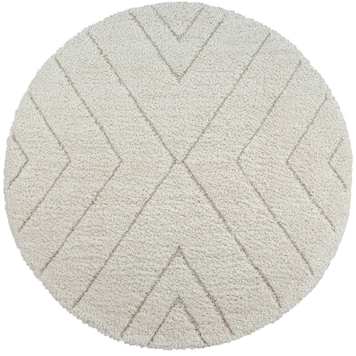 The carpet Vloerkleed Bahar Shaggy Shaggy elegante woonkamer tapijt hoogpolig