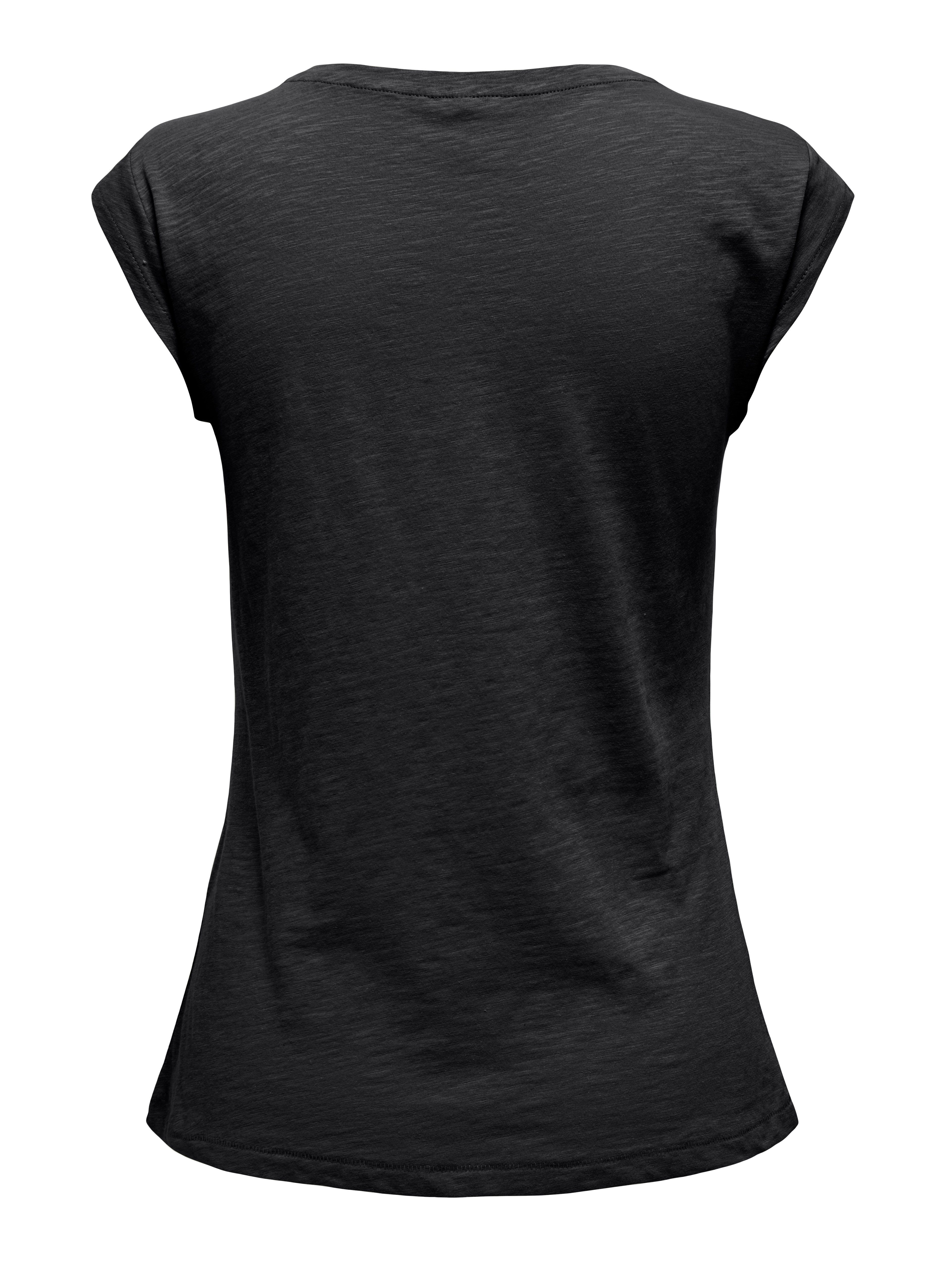 Only Shirt met korte mouwen FEEL/FEATHERS TOP BOX CS JRS
