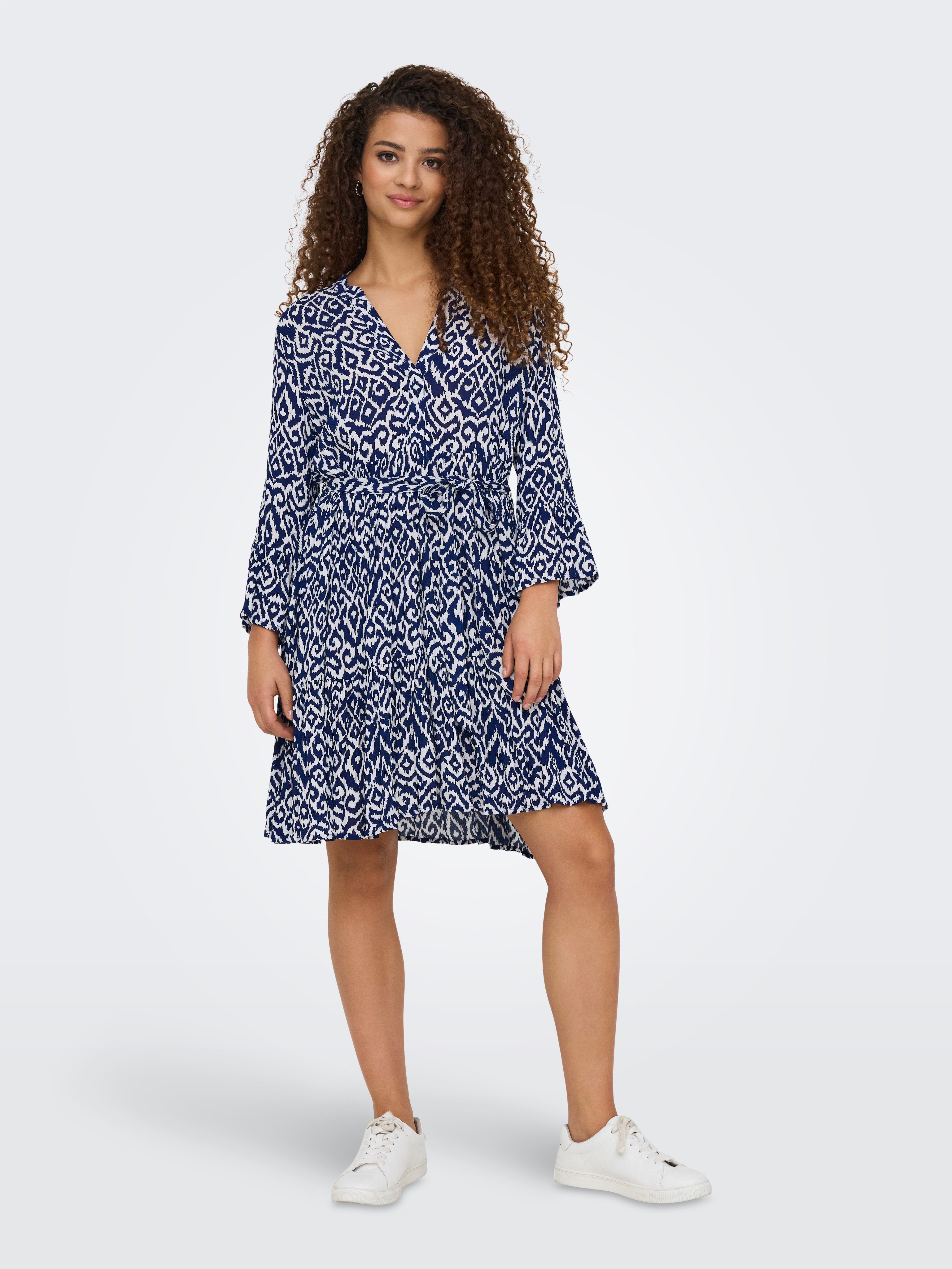 Only Blousejurk ONLCLEMMENTINE LIFE 3/4 DRESS WVN NOOS