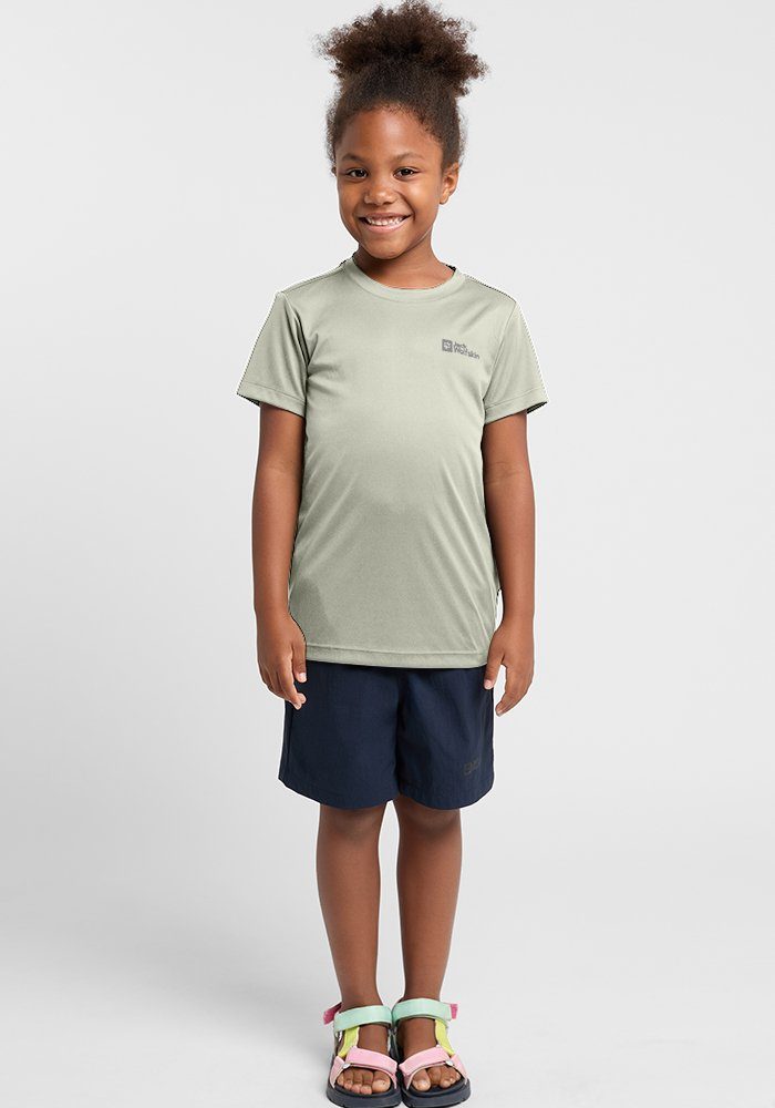 Jack Wolfskin Active Solid T-Shirt Kids Functioneel shirt Kinderen 128 mint leaf mint leaf