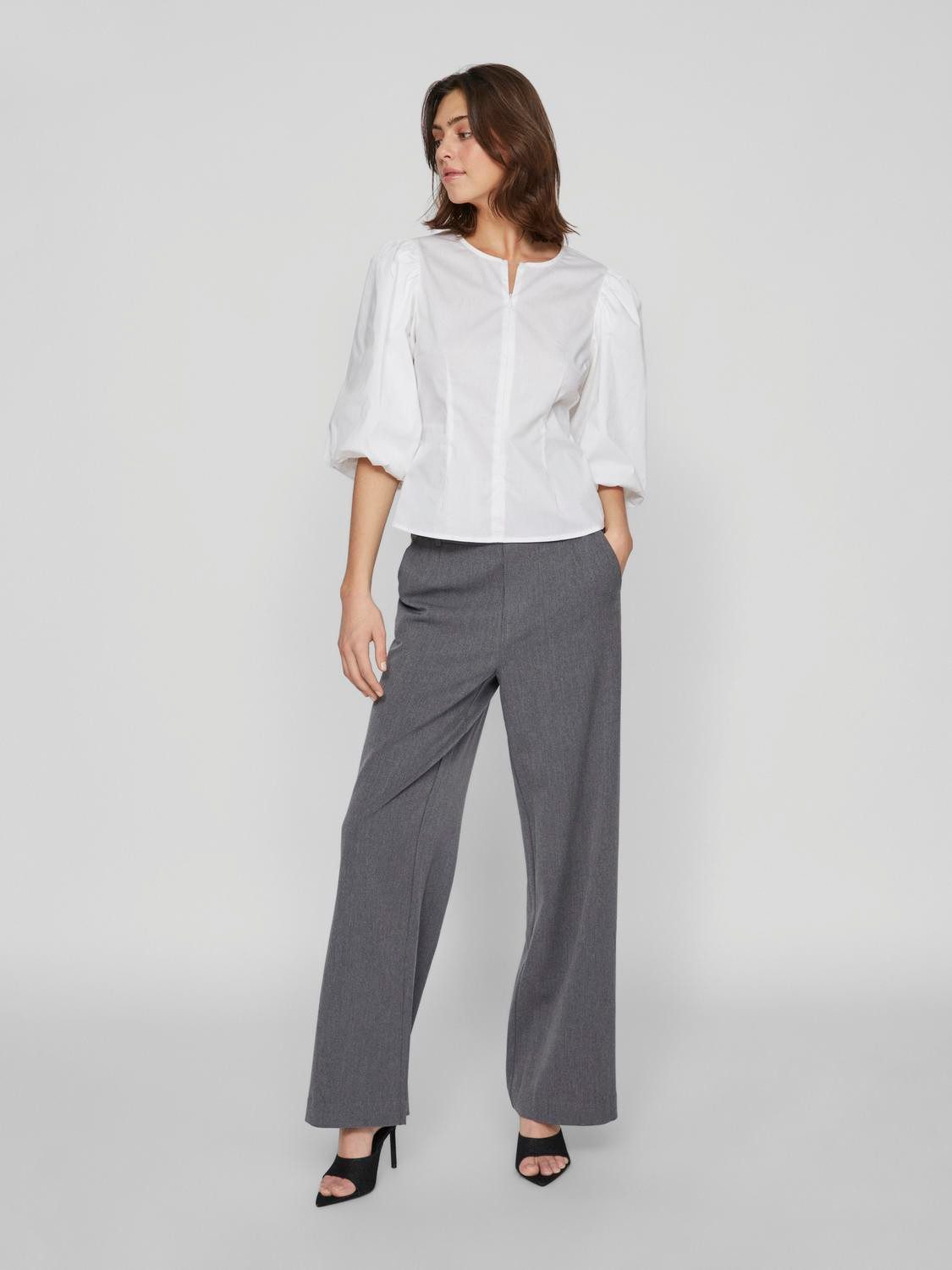 Vila Pantalon VIVARONE HW WIDE PANT - NOOS