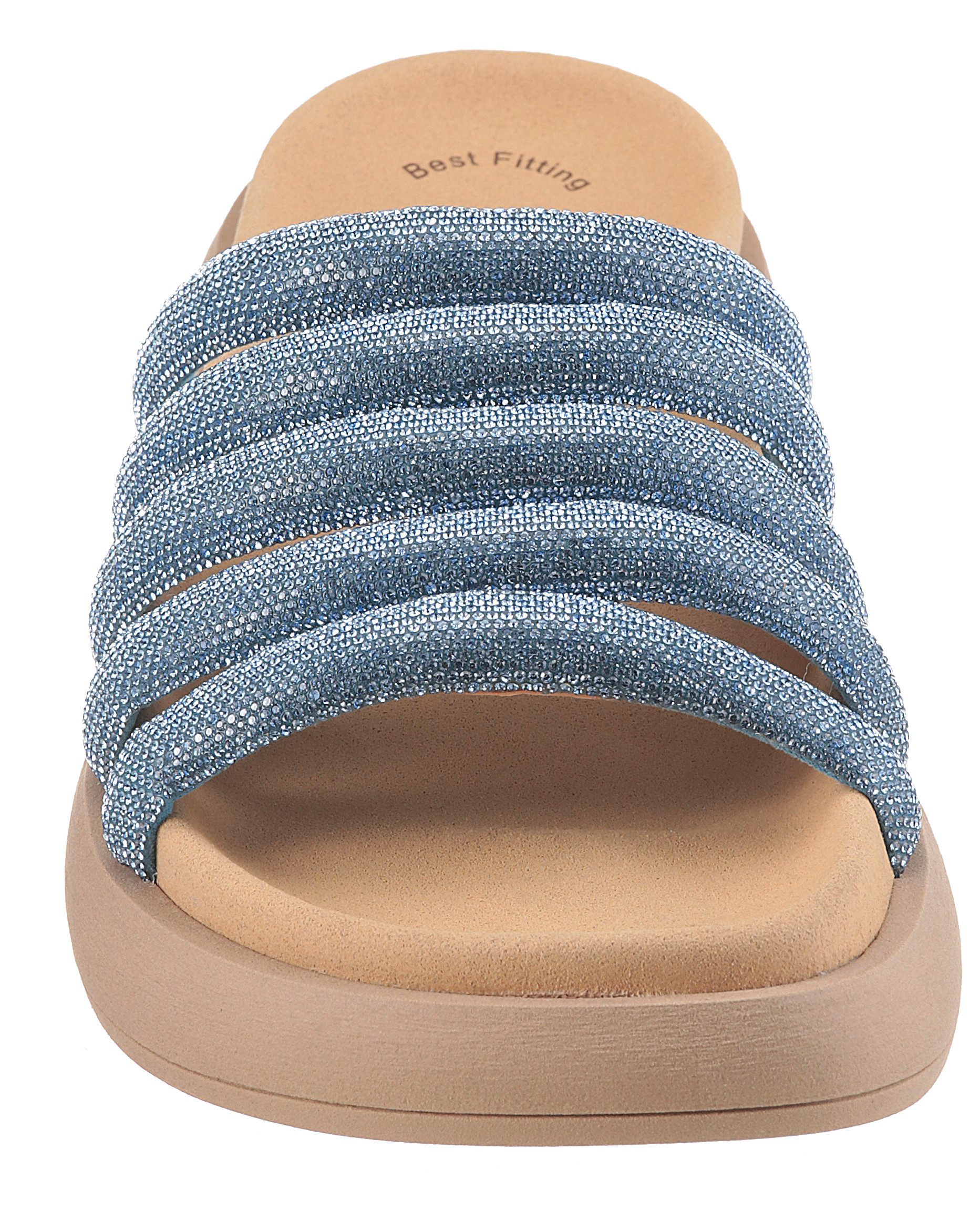 Gabor Slippers plateau, zomerschoen, slippers met best fitting-uitrusting