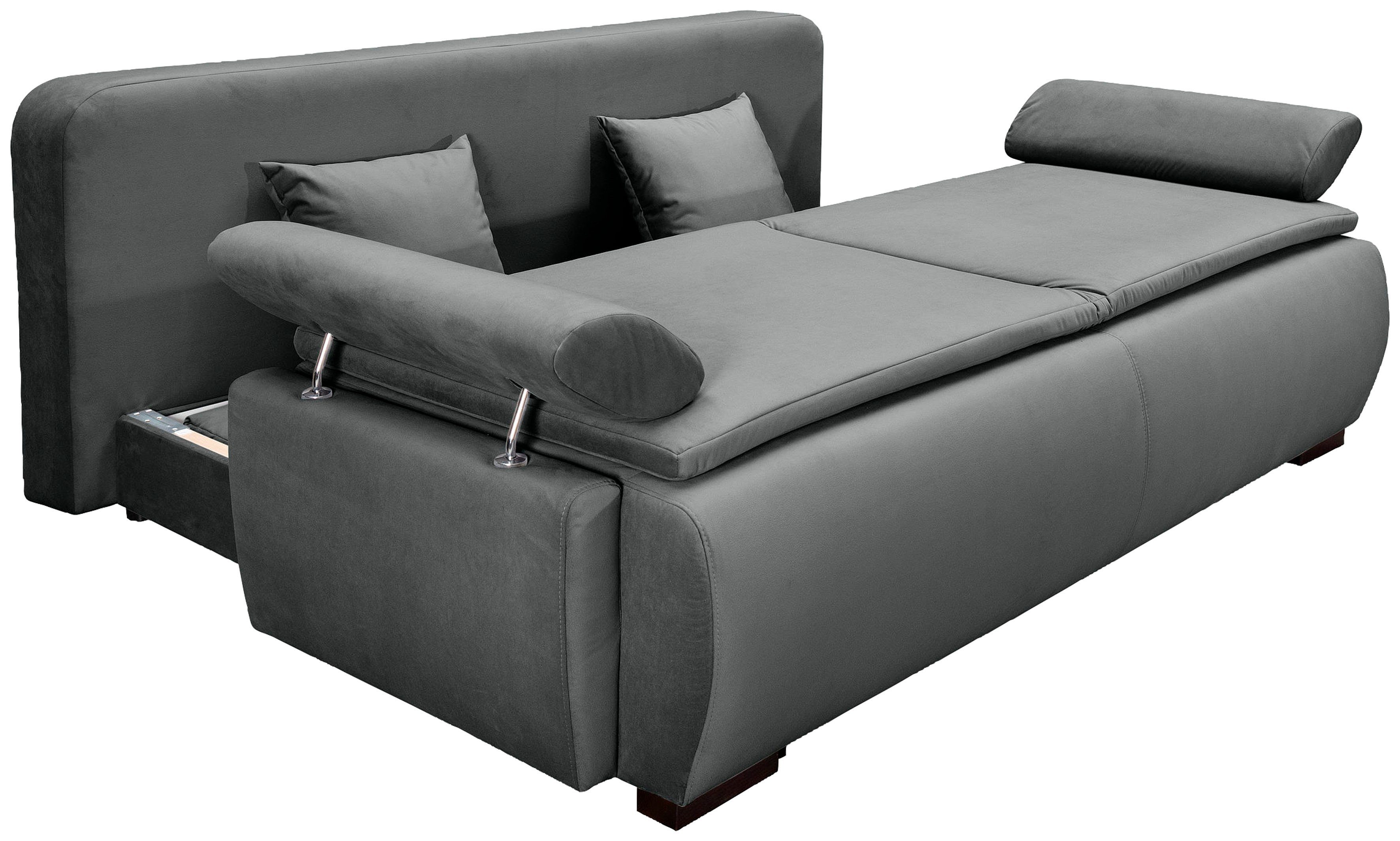 INOSIGN Slaapbank Romeo met boxspringopbouw, slaapfunctie & bedkist, bank met bedfunctie