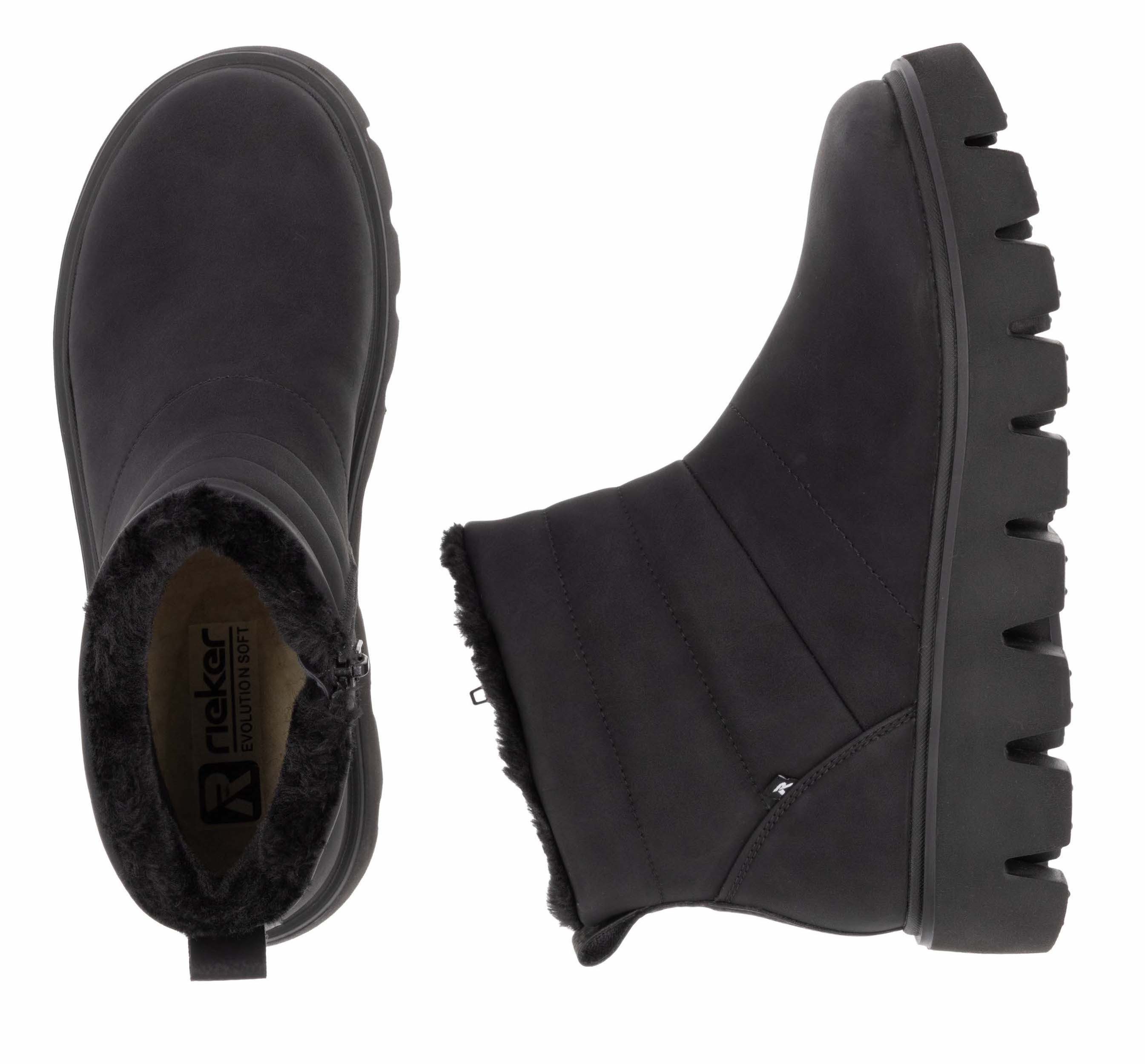Rieker EVOLUTION Winterlaarzen , instappers, enkellaars met uitneembare zachte binnenzool