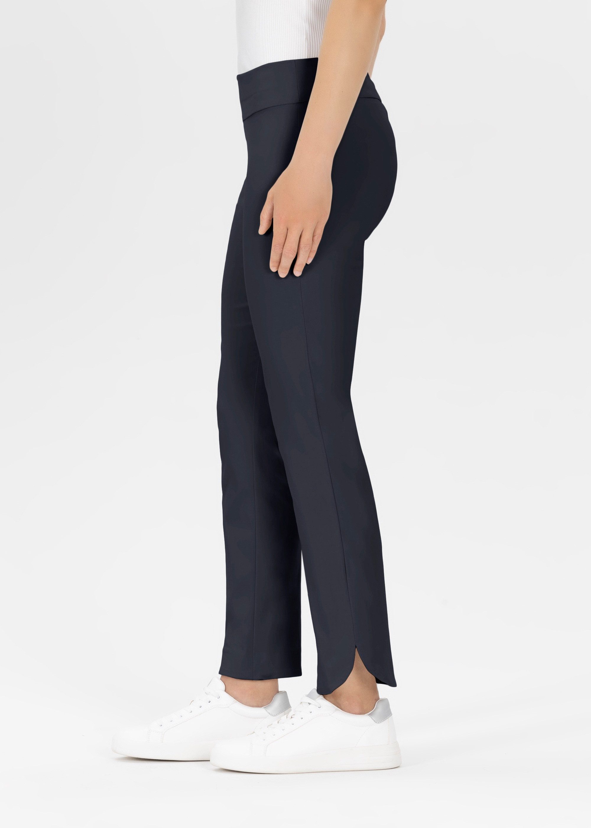 Stehmann 7/8 broek met zijsplitten