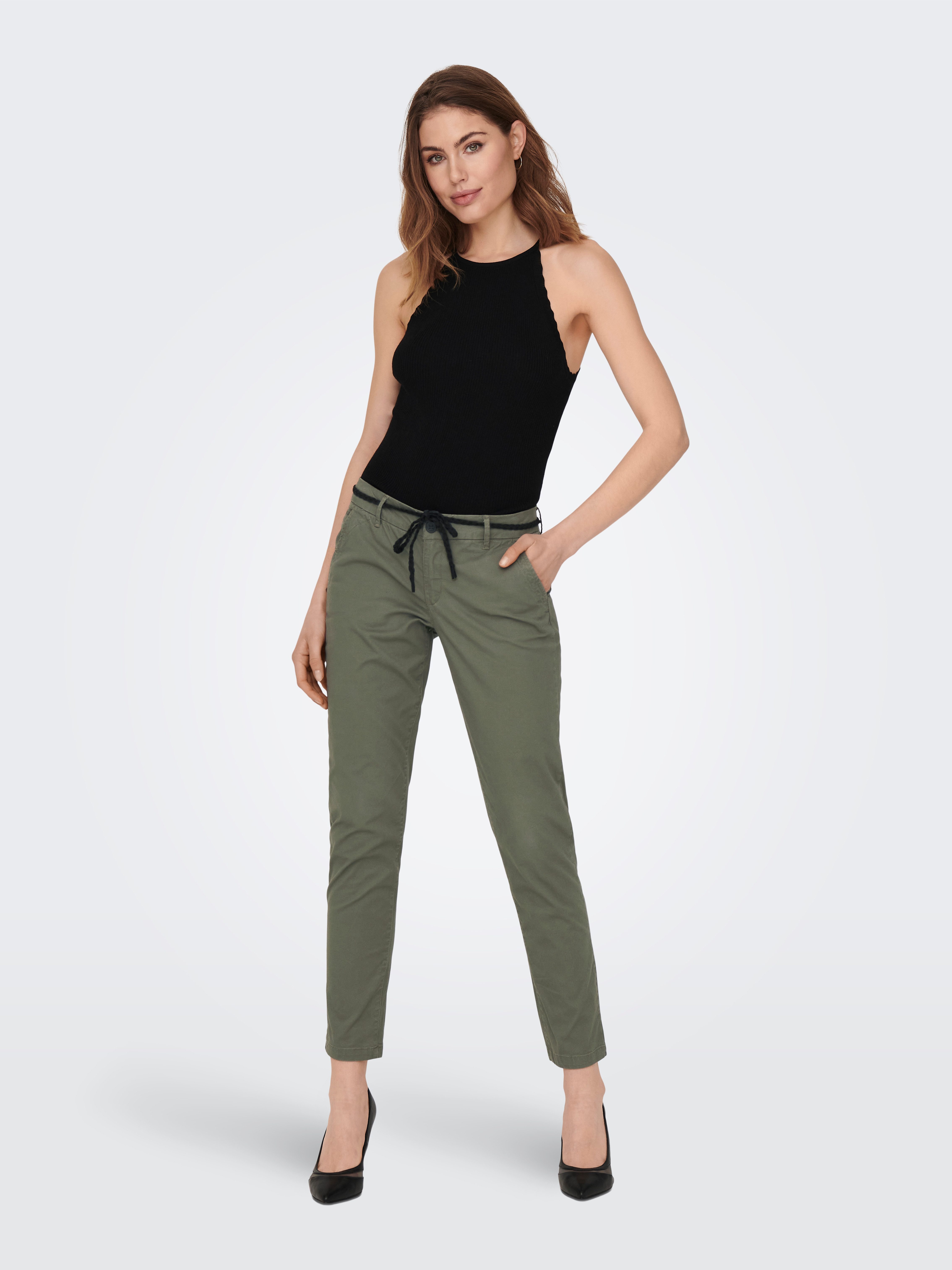 Only Chino ONLEVELYN REG ANKLE CHINO PANT PNT NOOS