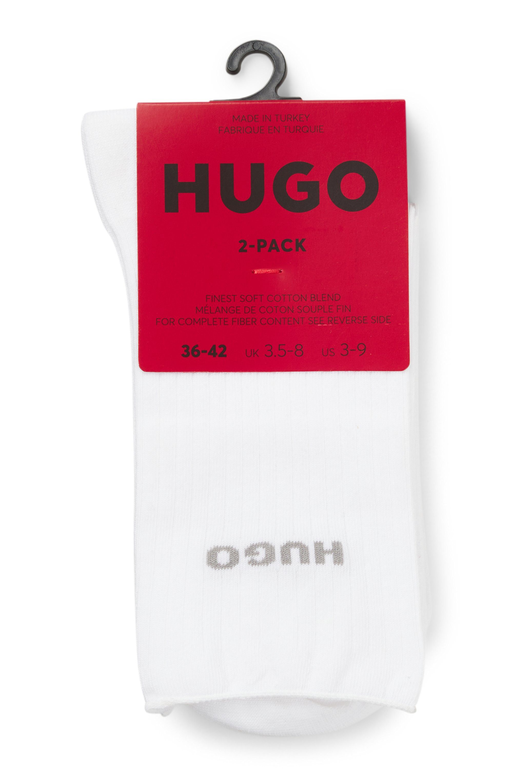 HUGO underwear Vrijetijdssokken 2P QS FINE RIB CC