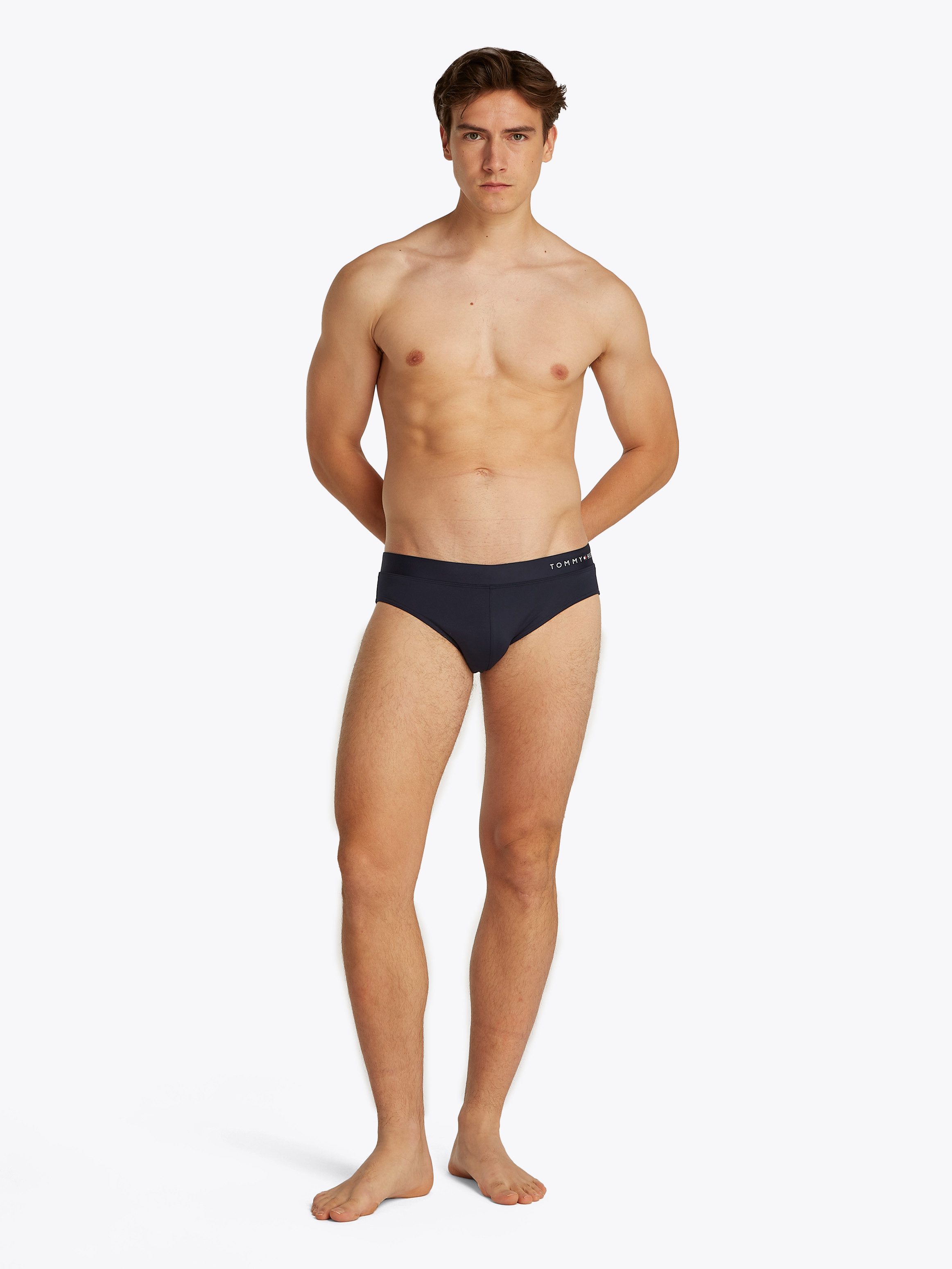 Tommy Hilfiger Swimwear Zwembroek Brief met een logo-opschrift