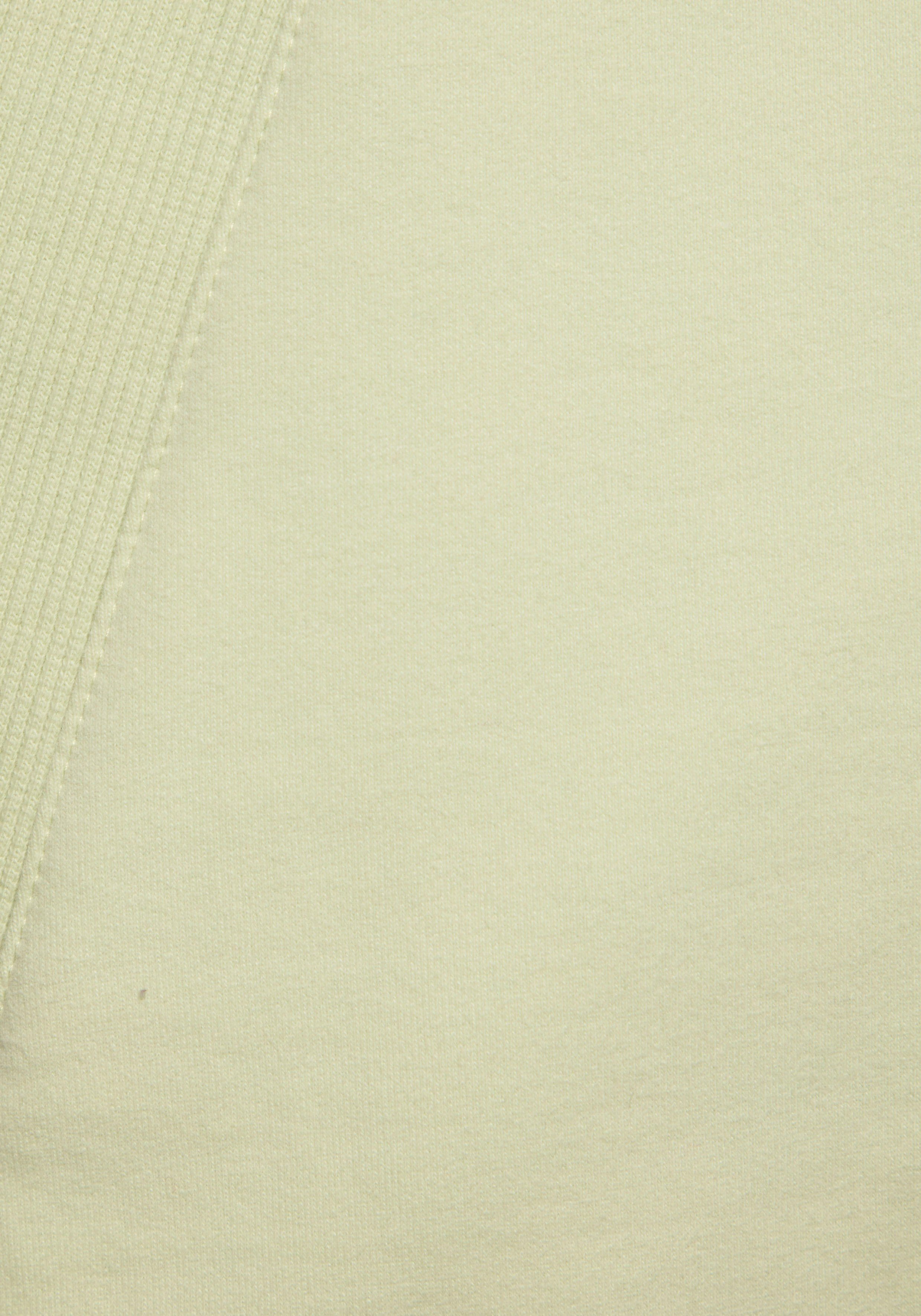 Elbsand Capuchonsweatvest Kelda met logo-stiksel op de capuchon, basic