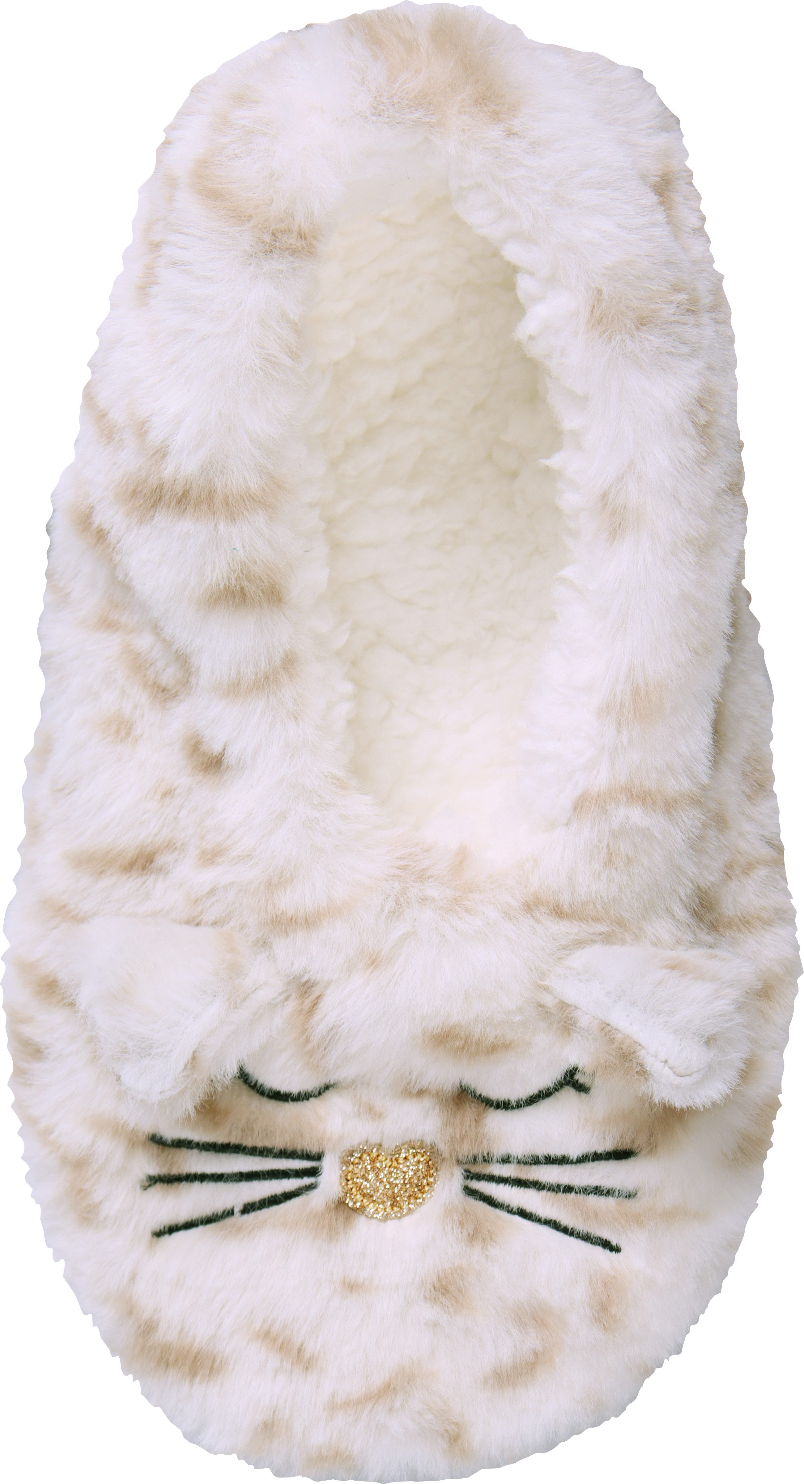 Capelli New York Huissokken met schattige oor-details dames sokken maat 39-42 beige