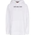 tommy sport hoodie relaxed graphic hoodie ls met tommy hilfiger-logo-opschrift  merklogo wit