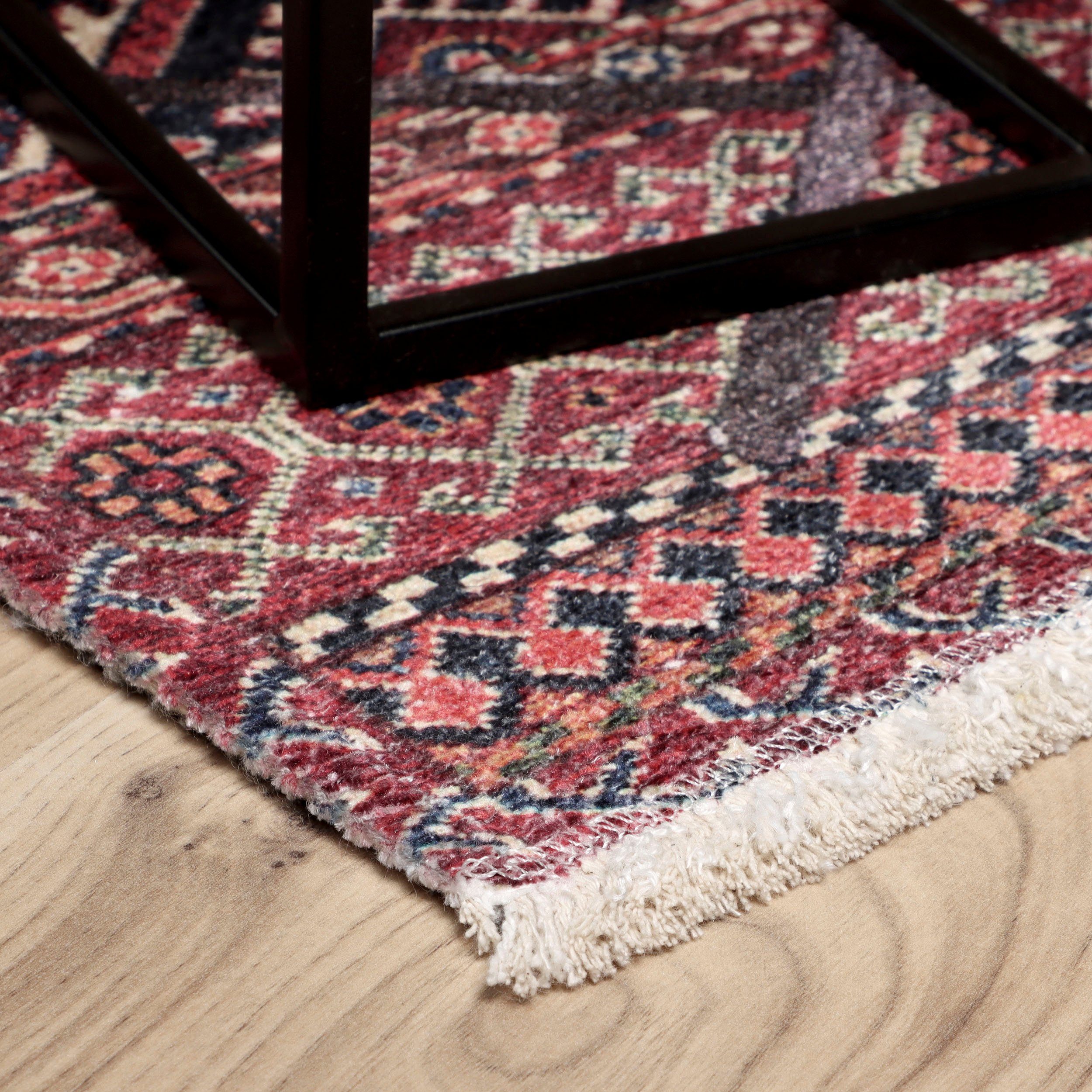 Obsession Vloerkleed My Ethno 265 gerecyclede materialen, met franje, wasbaar, geschikt voor binnen en buiten