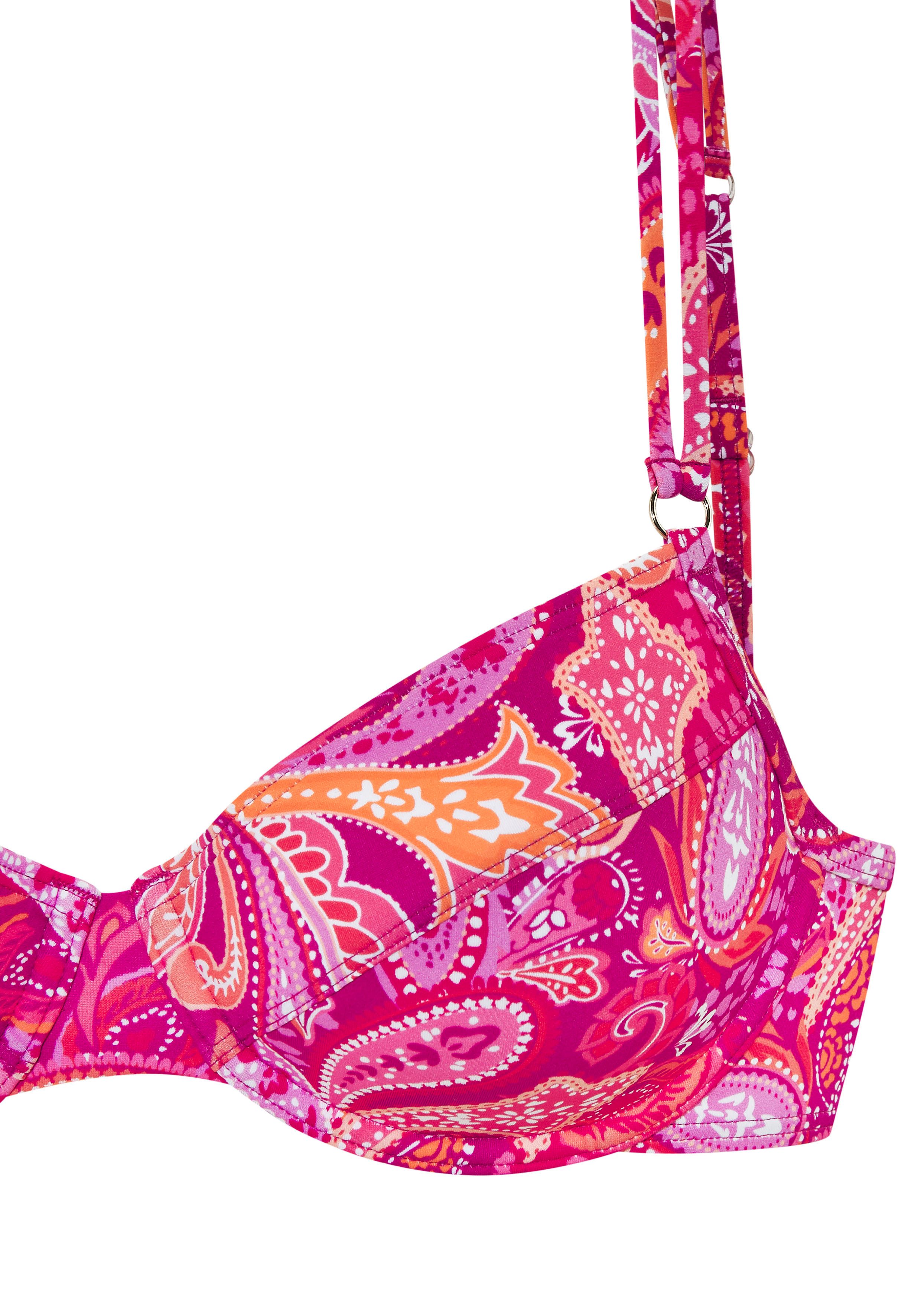 Vivance Bandeau-bikinitop Pretty met modieus paisleydessin