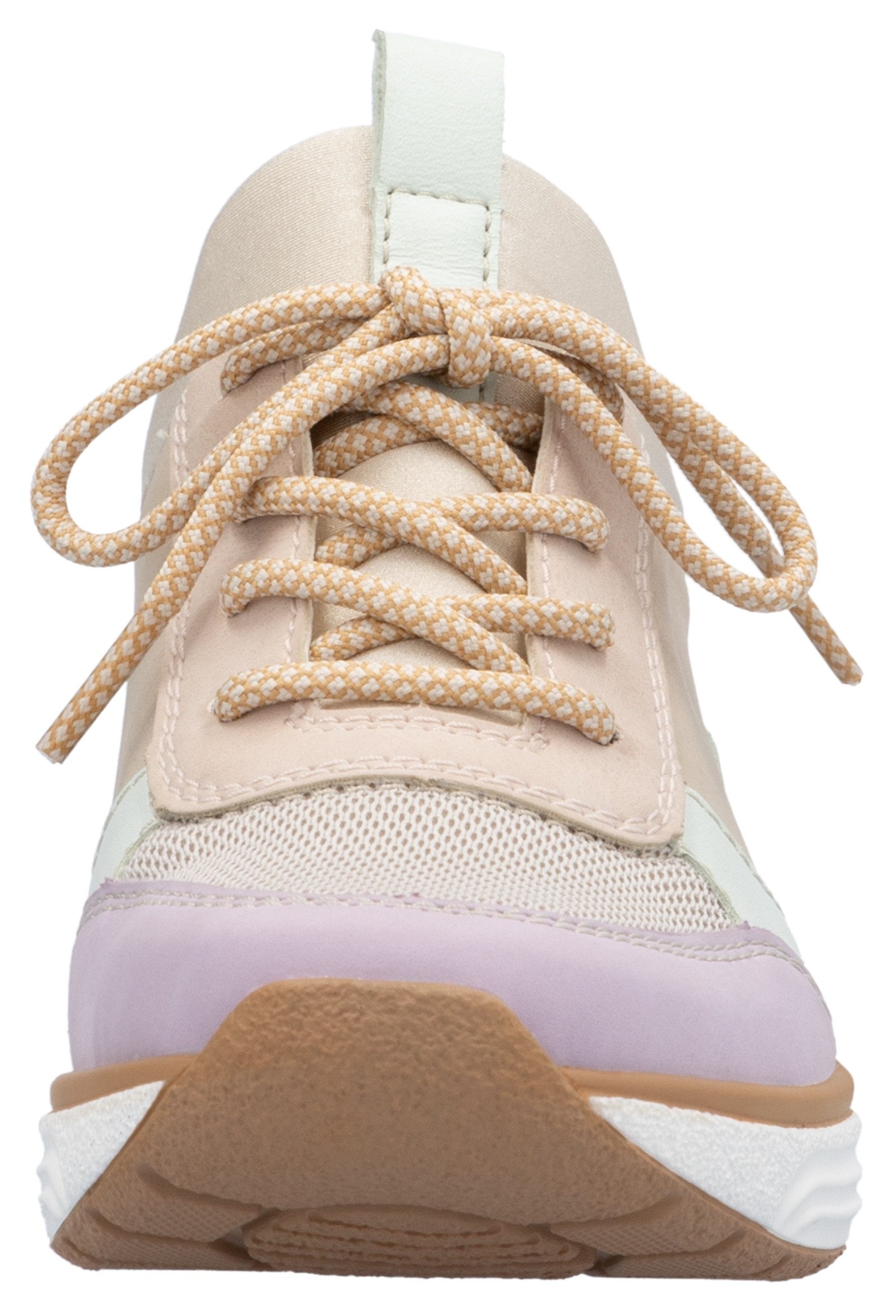 Rieker Slip-on sneakers , lage schoen, vrijetijdsschoen, instapschoen met elastische instap