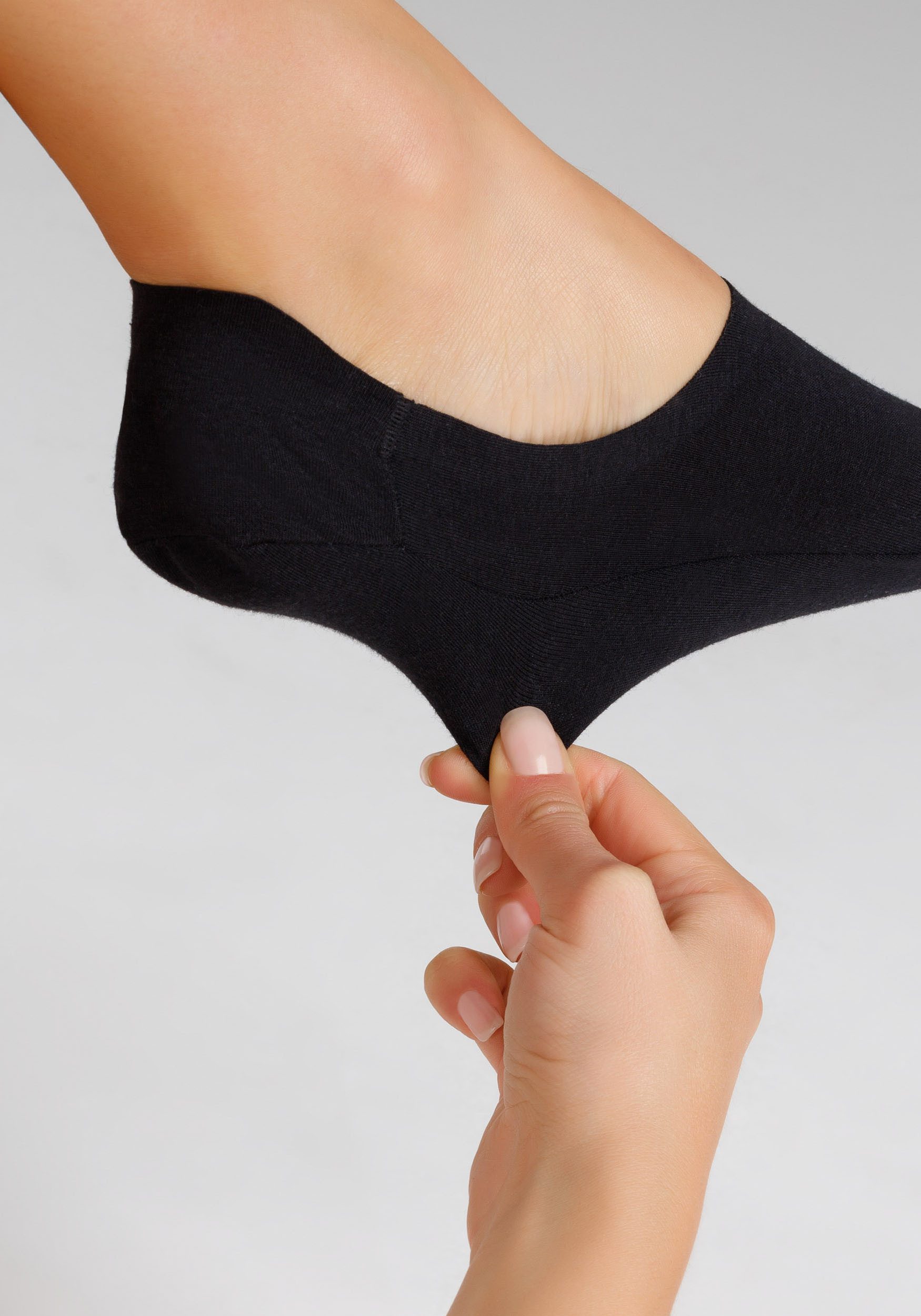 Camano Enkelsokken Comfort met siliconenband voor veilige grip (4 paar)