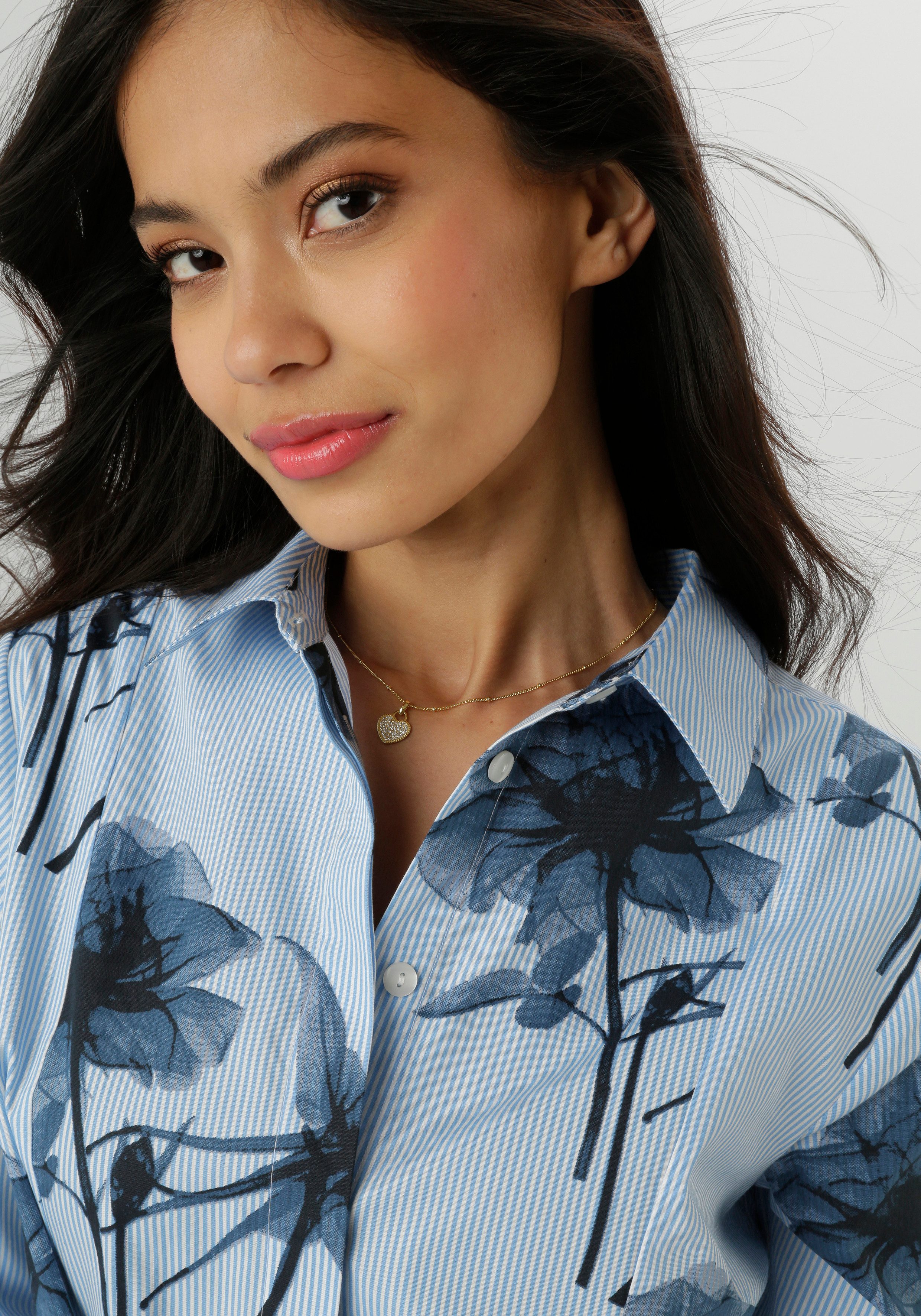 Aniston SELECTED Blousejurk met fantasievolle bloemenprint - nieuwe collectie