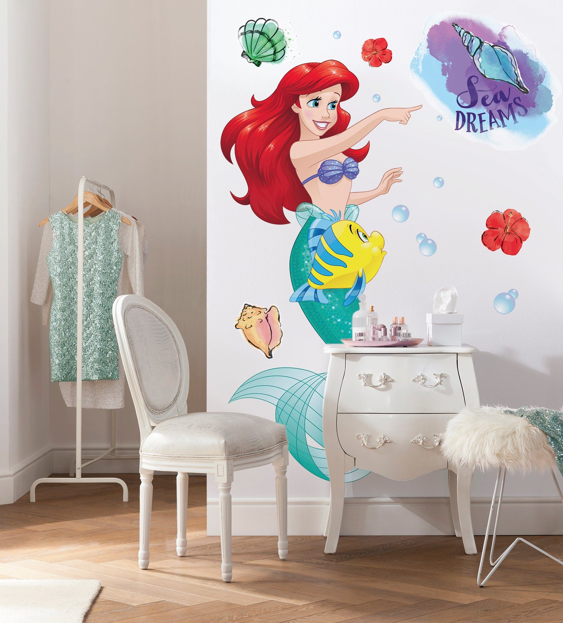 Komar Vliesbehang Zelfklevend vlies - Ariel XXL - Afmeting 127 x 200 cm (1 stuk)