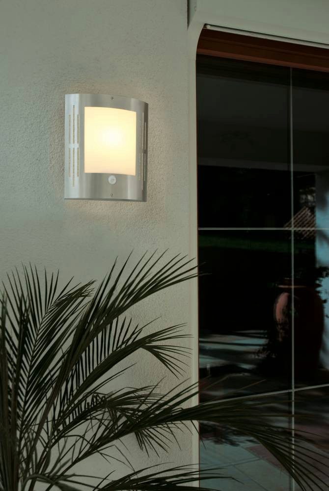 EGLO Wandlamp voor buiten CITY wandlamp, buitenverlichting, roestvrij staal, excl. lichtbron (1 stuk)