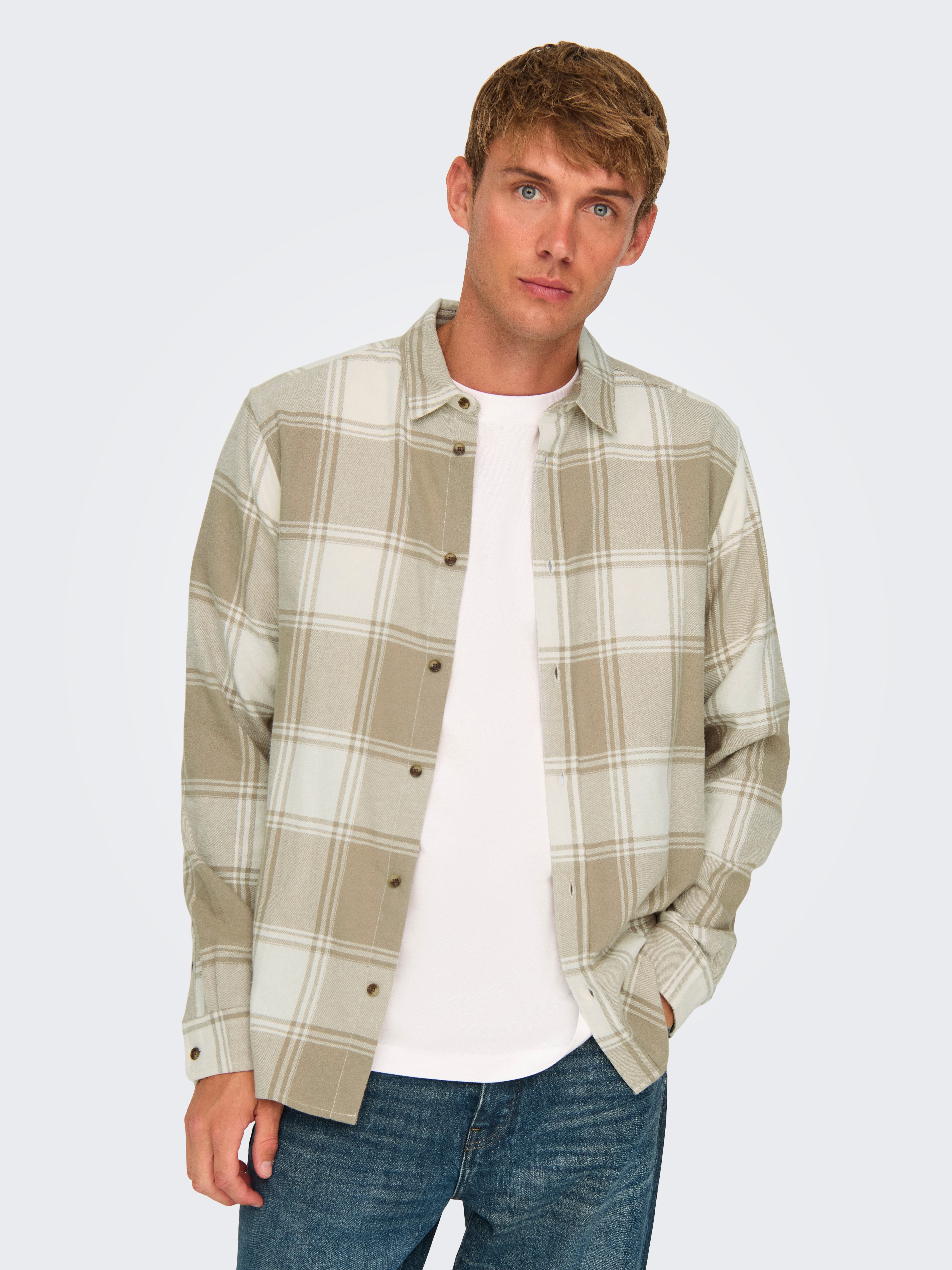 ONLY & SONS Geruit overhemd ONSGUDMUND LS CHECKED SHIRT NOOS