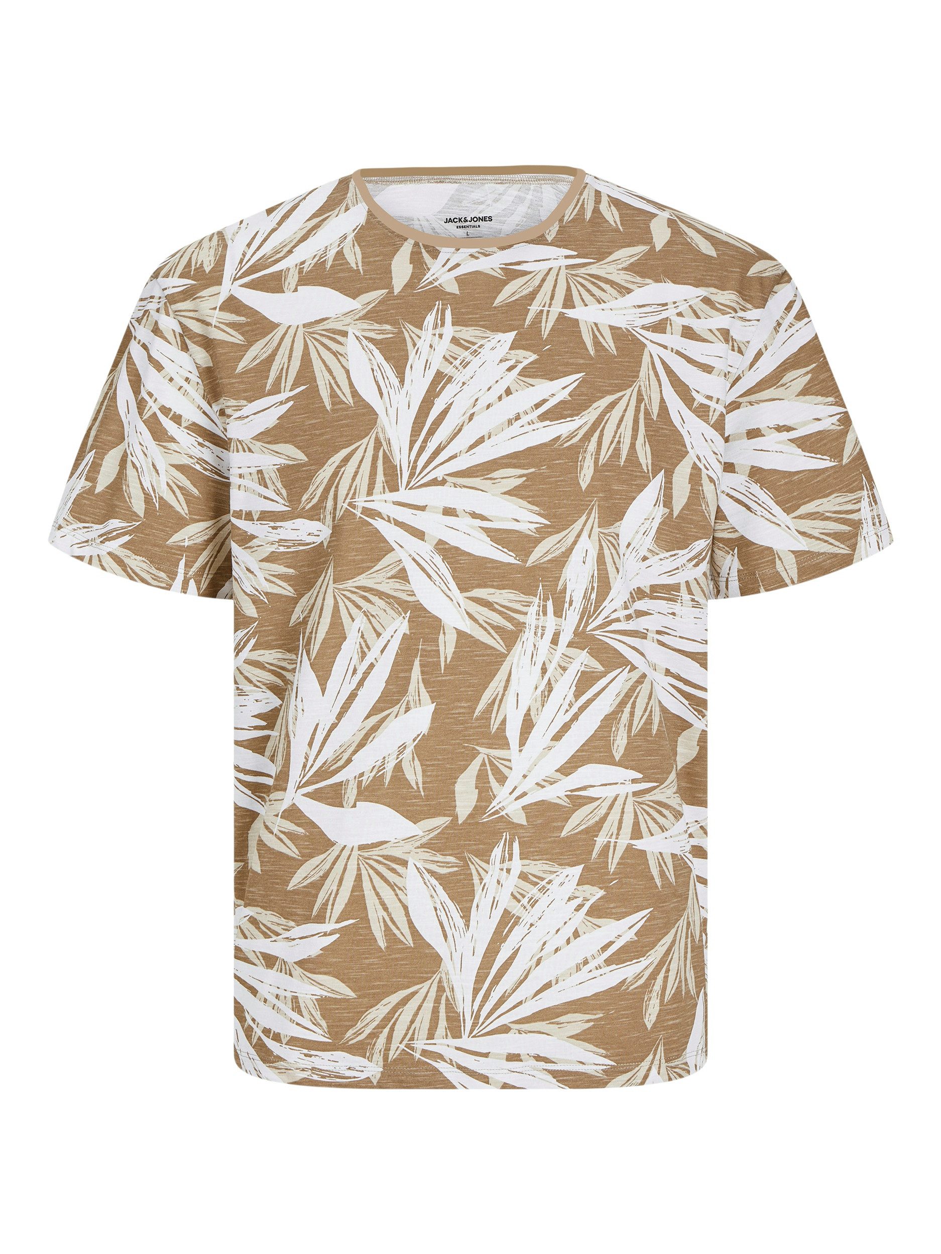 Jack & Jones Shirt met ronde hals JJEBRYAN AOP TEE S/S O-NECK NOOS