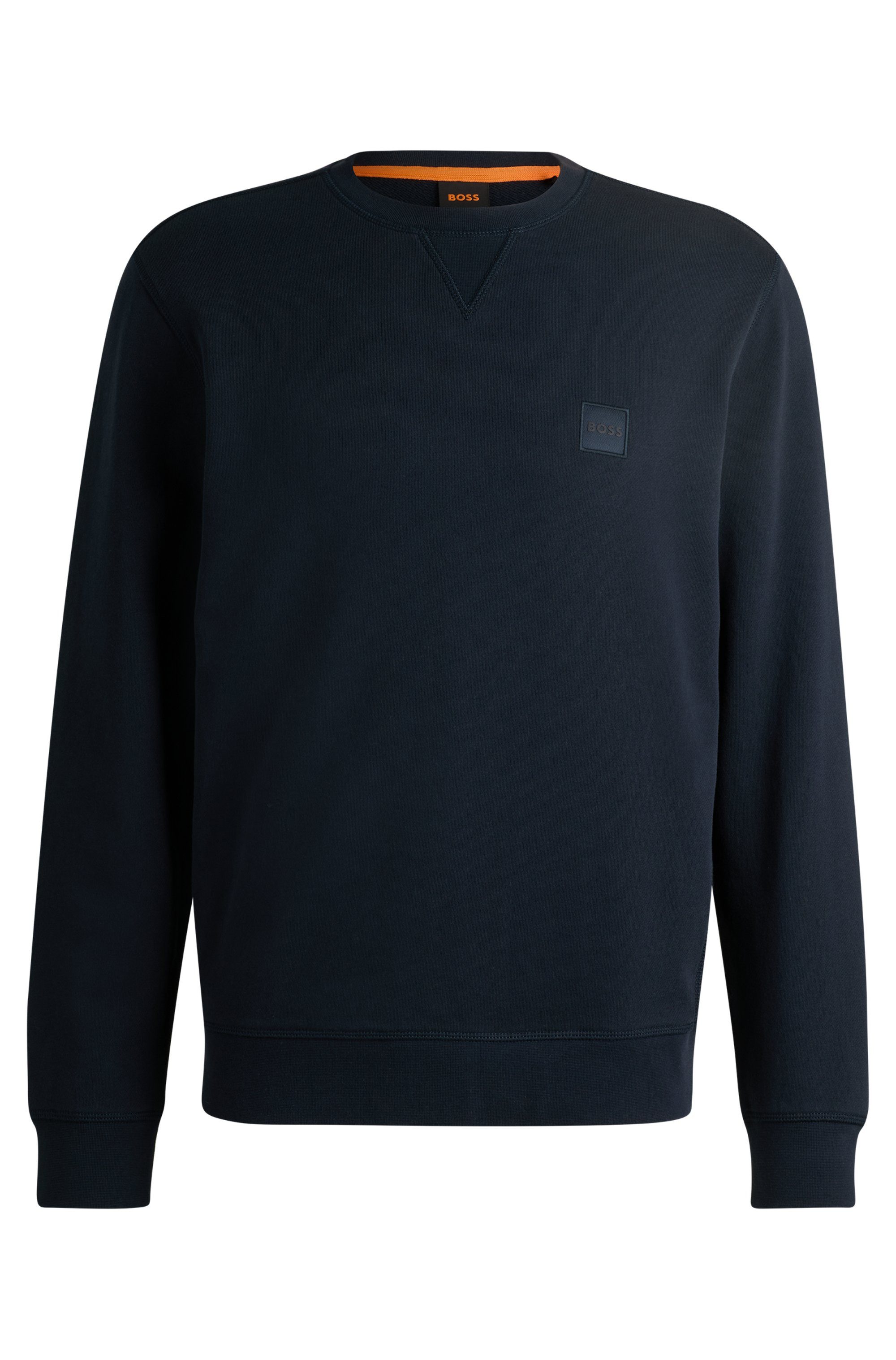 Boss Orange Sweatshirt Westart met boss logo-patch