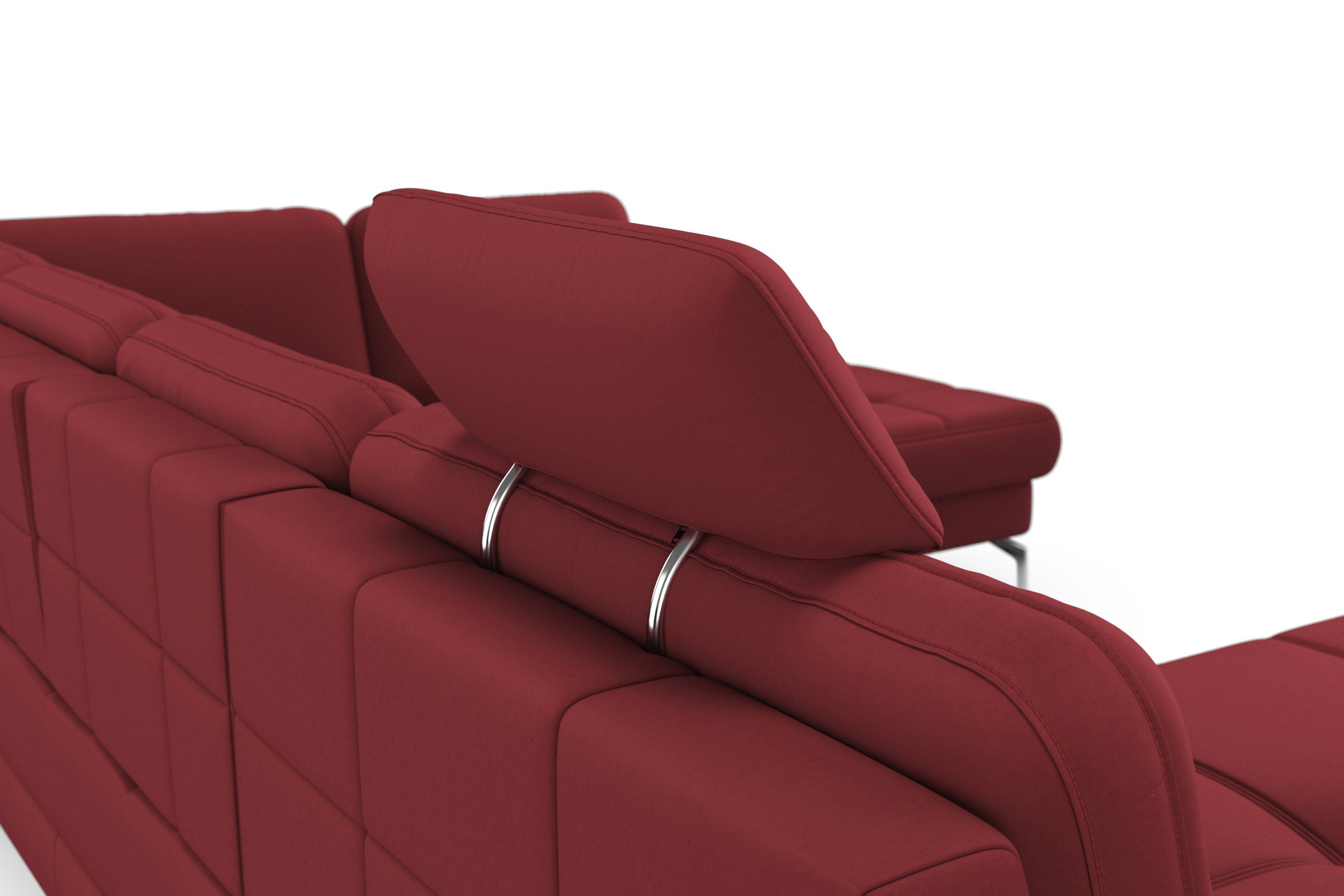 sit&more Zithoek Bendigo U-vorm inclusief zitdiepteverstelling, bodemvrijheid 15 cm, in 2 pootkleuren