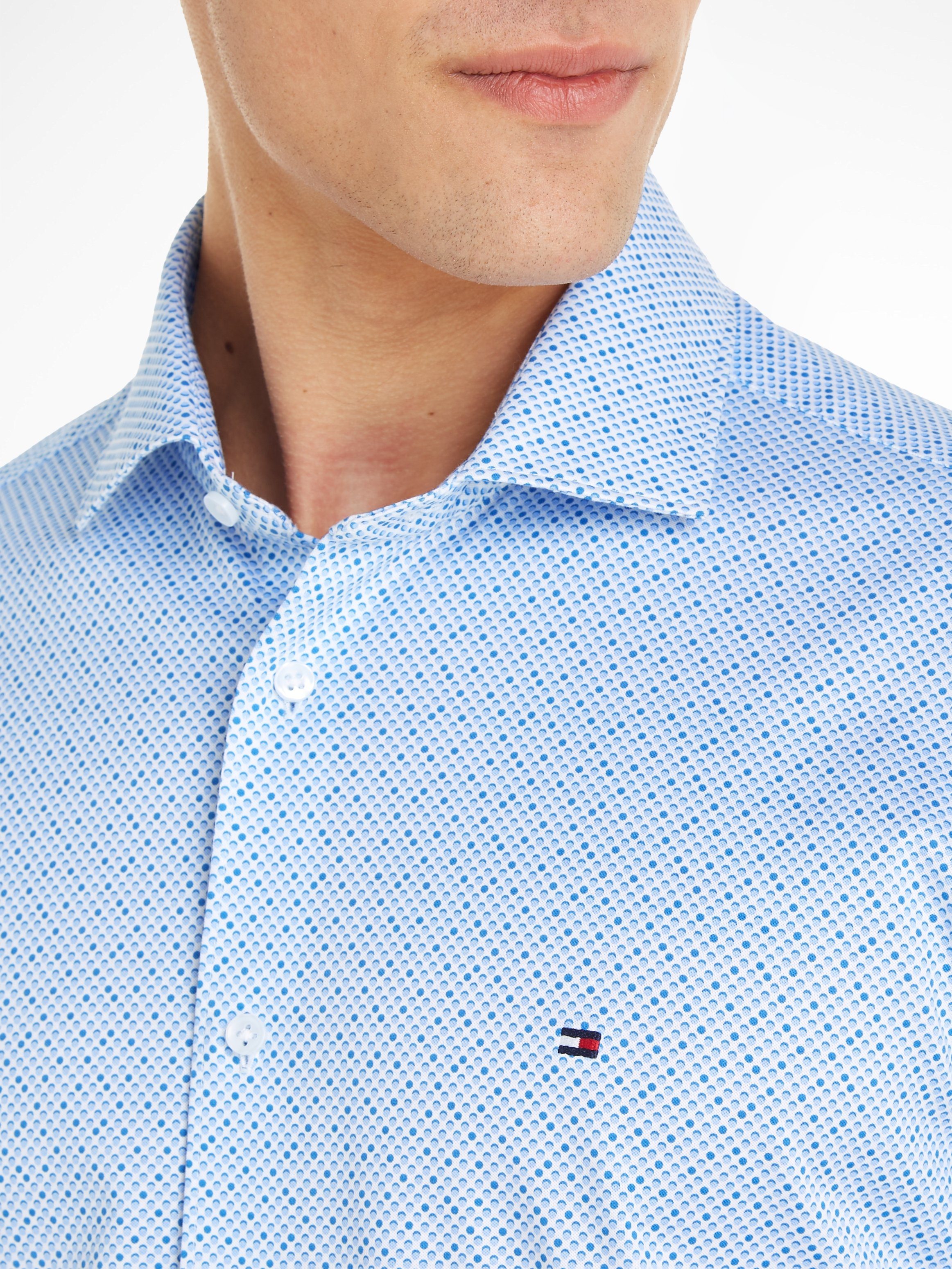 Tommy Hilfiger Overhemd met lange mouwen CL KNITTED MINI DOT PRT SF SHIRT