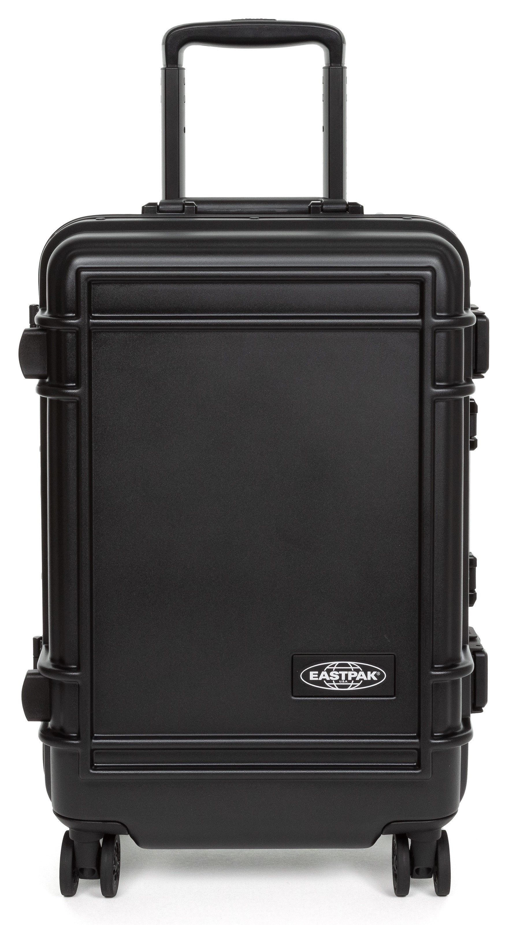 Eastpak Hardshell-trolley RESIST'R CASE S BRUSHED METAL Reisbagage handbagage-koffer TSA-cijferslot unisex koffers & reistassen zwart