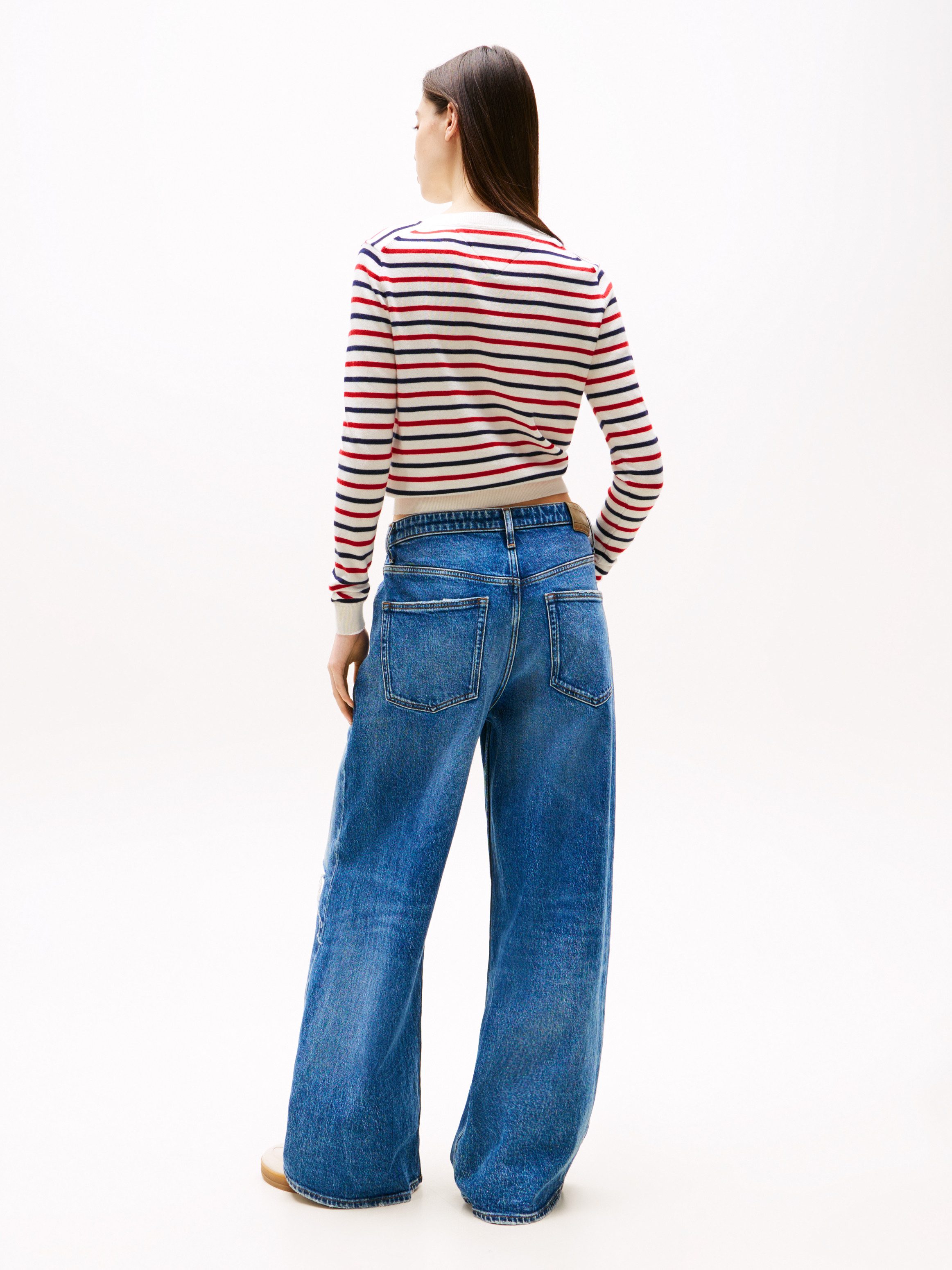 TOMMY JEANS Vest TJW ESSENTIAL CREW NECK CARDIGAN