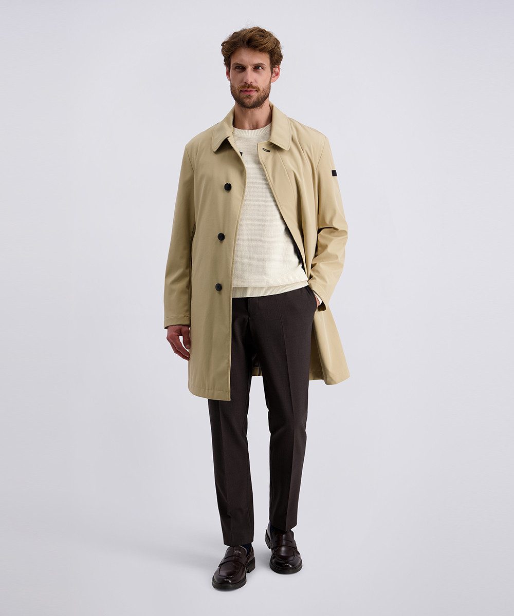 Pierre Cardin Trui met ronde hals met structuur
