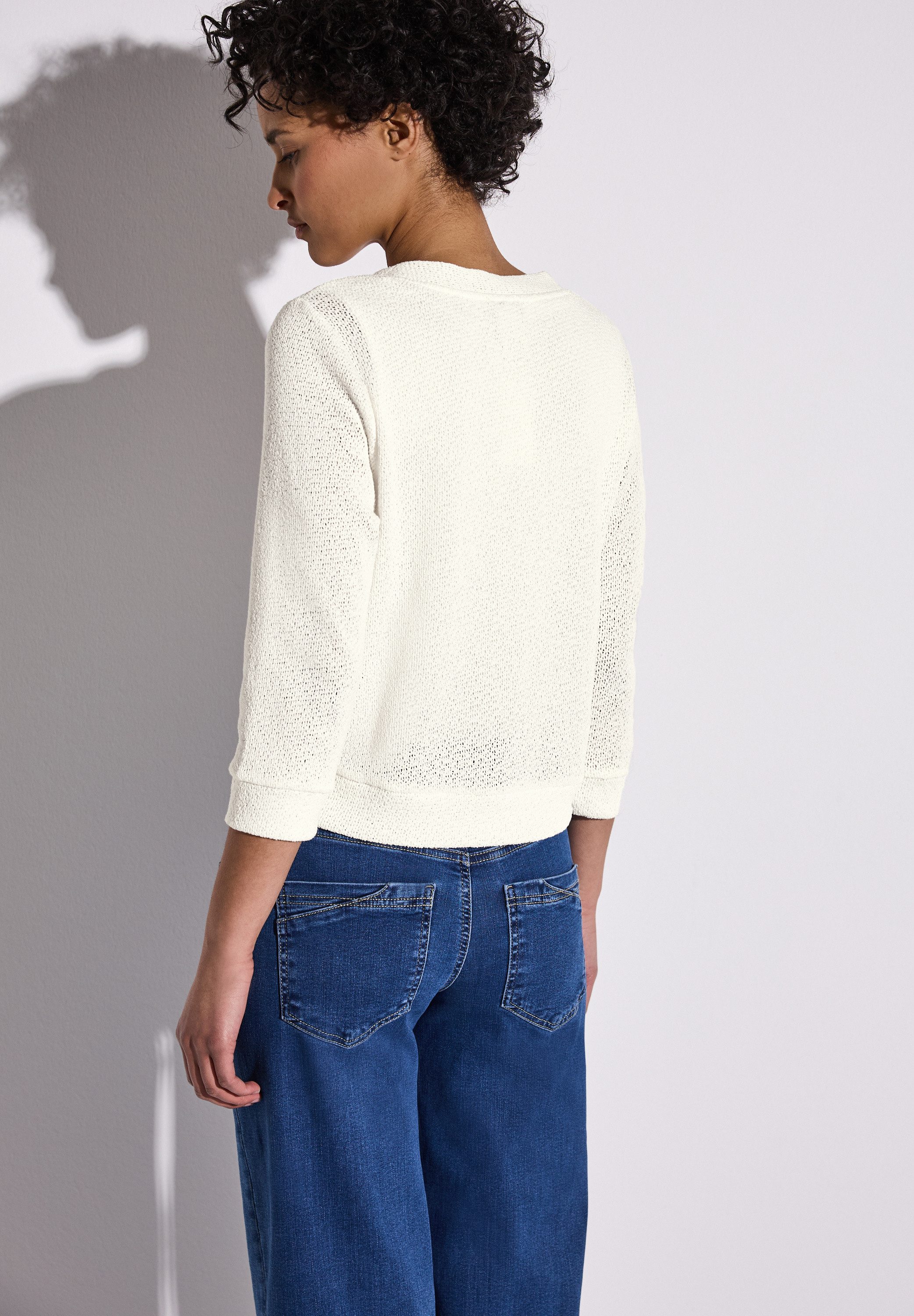 STREET ONE Vest met v-hals