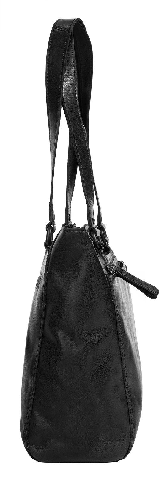 Spikes & Sparrow Shopper echt leder
