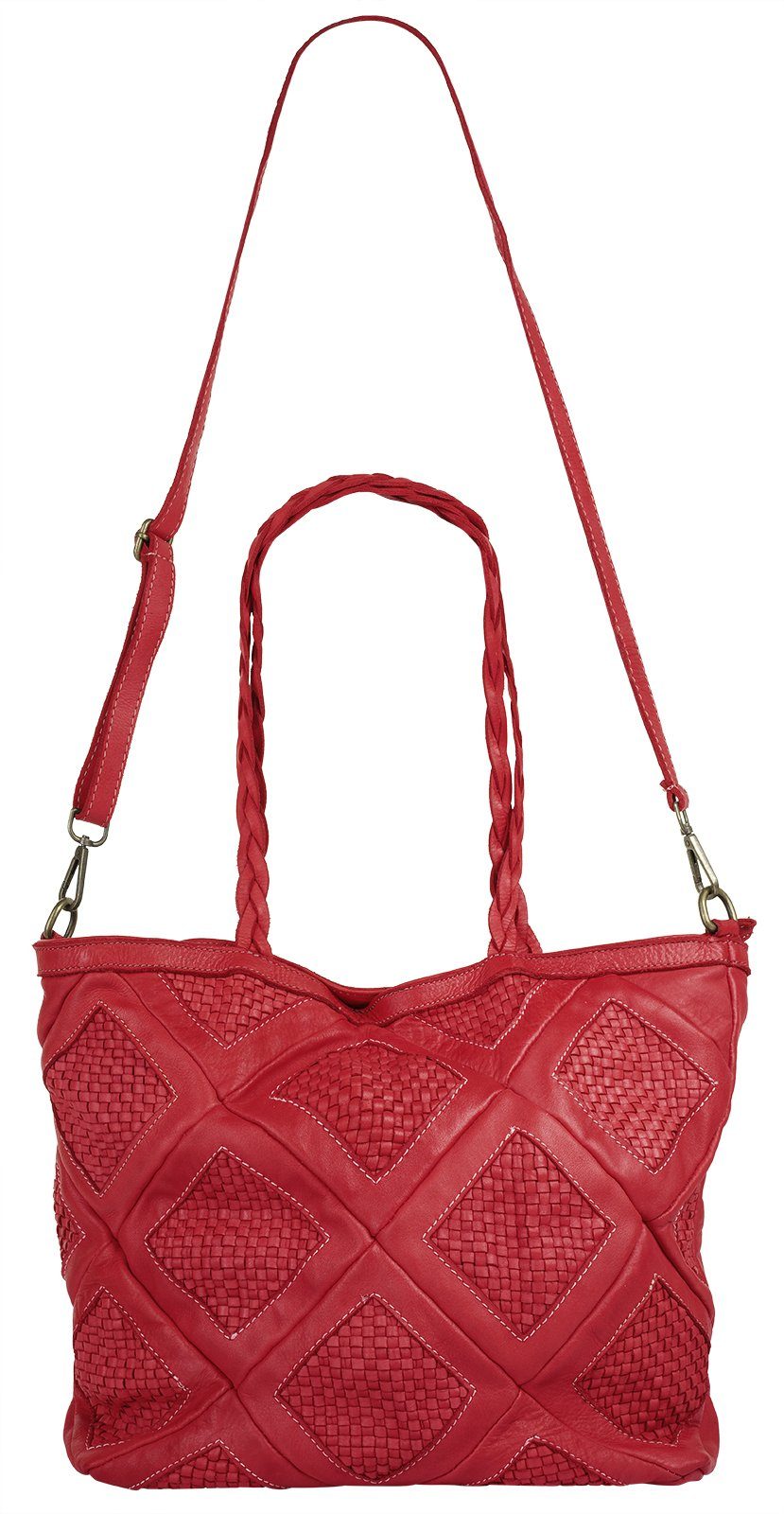 Samantha Look Shopper echt leer, made in italy