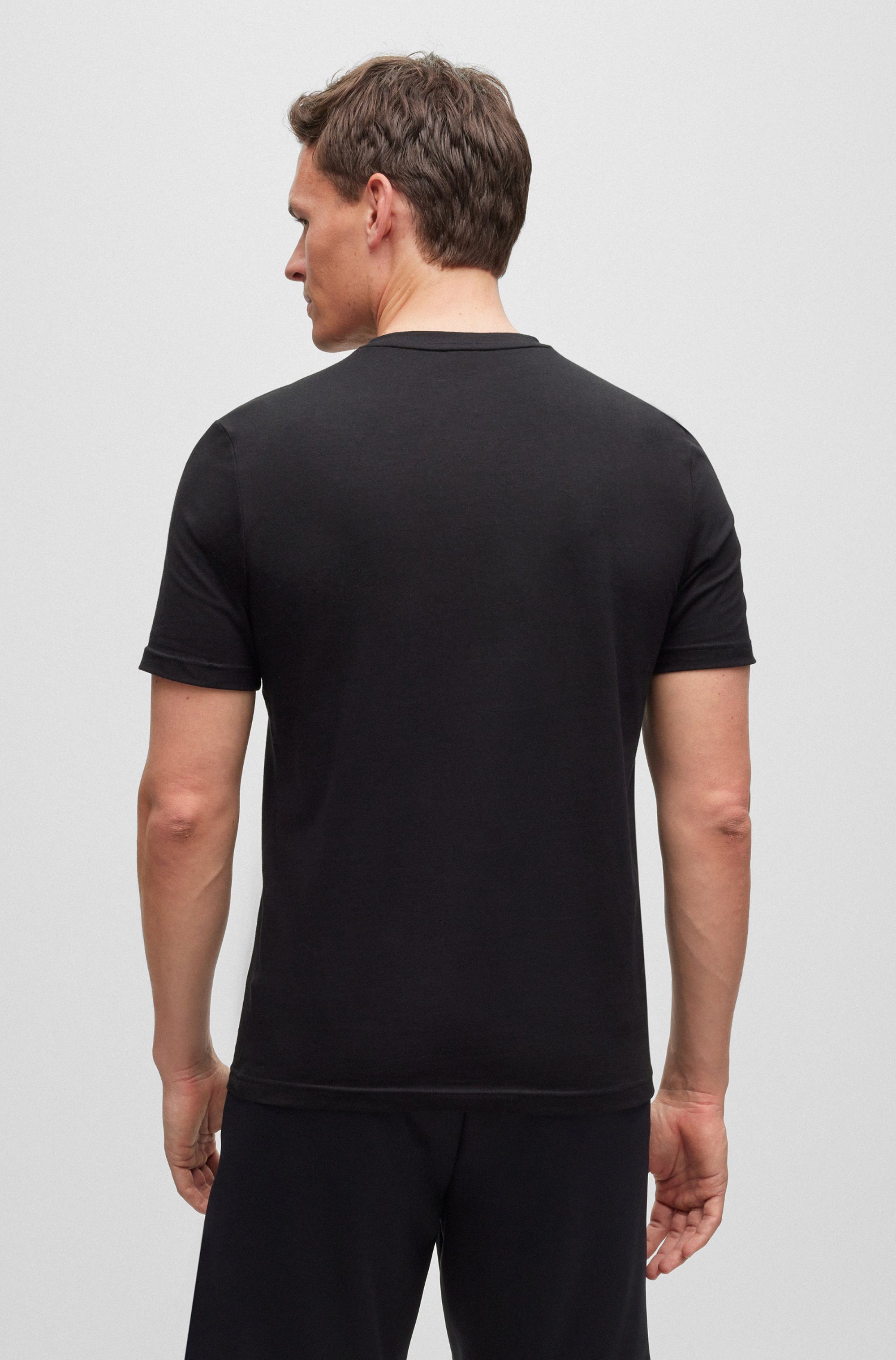 BOSS GREEN T-shirt met logoprint (set, 2)