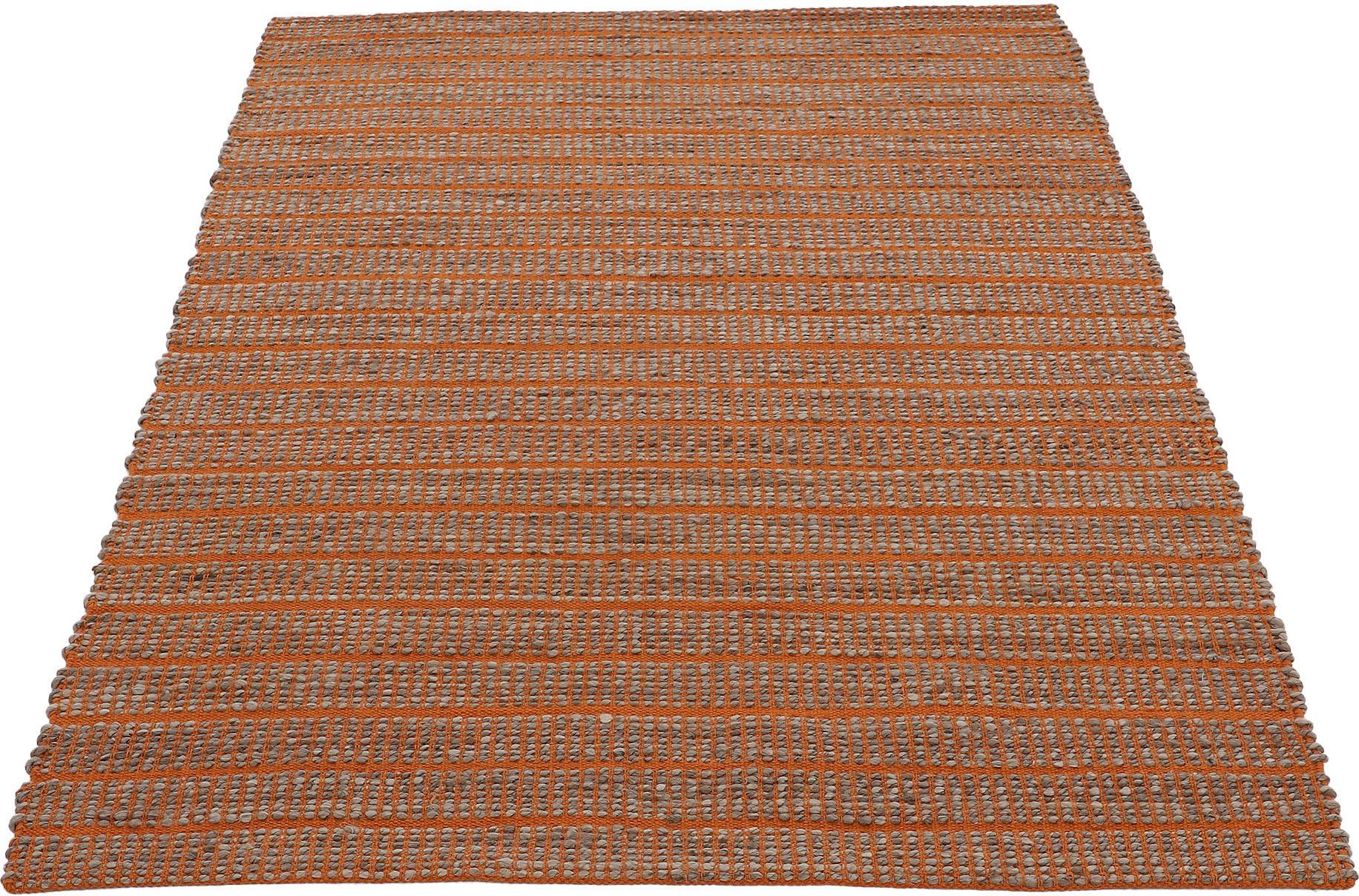 carpetfine Vloerkleed Lara Tweezijdig te gebruiken kleed van jute/katoen, woonkamer