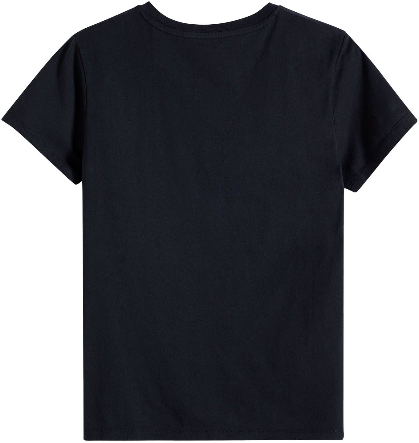 Levi's Shirt met ronde hals The Perfect Tee met logo in metallic-holoprint